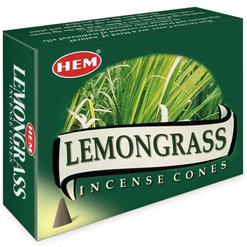 120x HEM Lemongrass Incense Cones