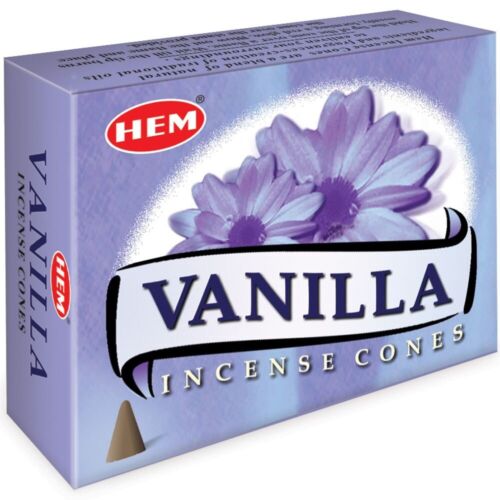 120x HEM Vanilla Incense Cones