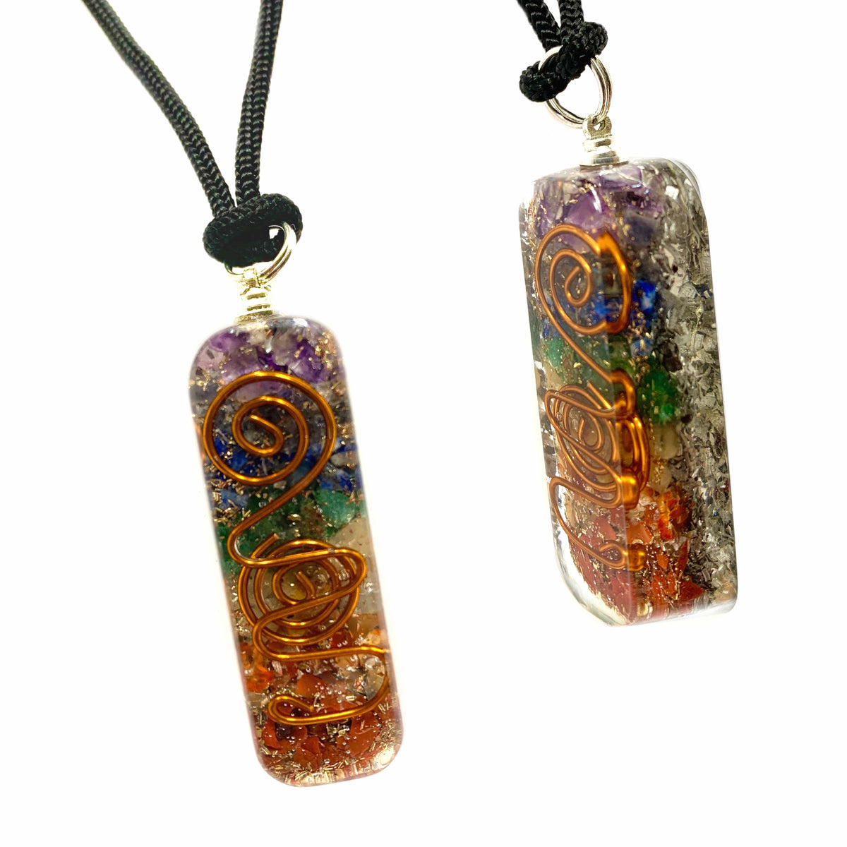 Chakra stone pendant discount