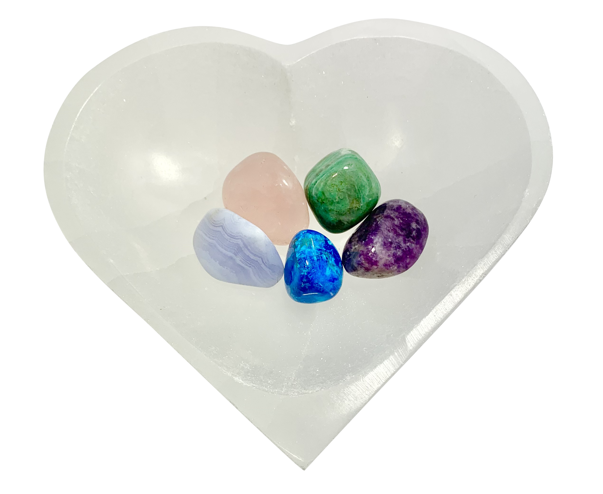 Calming & Soothing Crystal Tumbled Gift Set