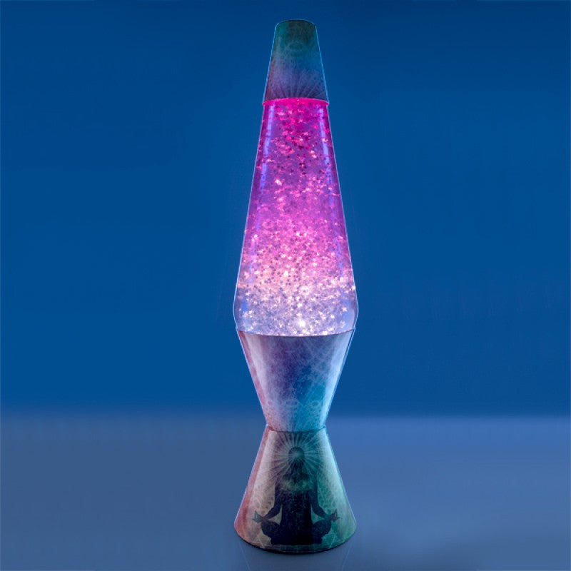 Zen Diamond Glitter Lamp - Lava Volcano Lamp