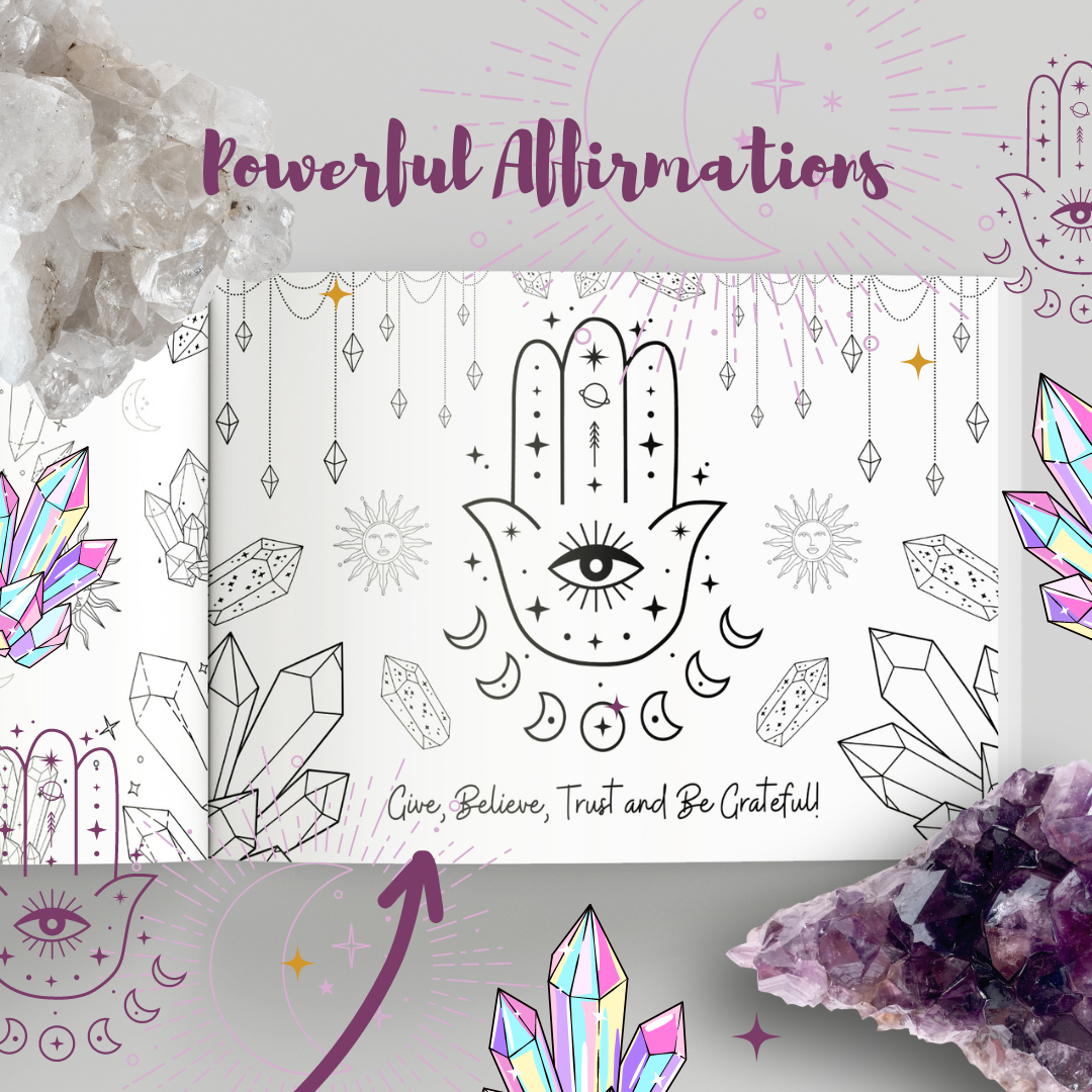 Crystal Wonderland The Magical Colouring & Affirmations Book