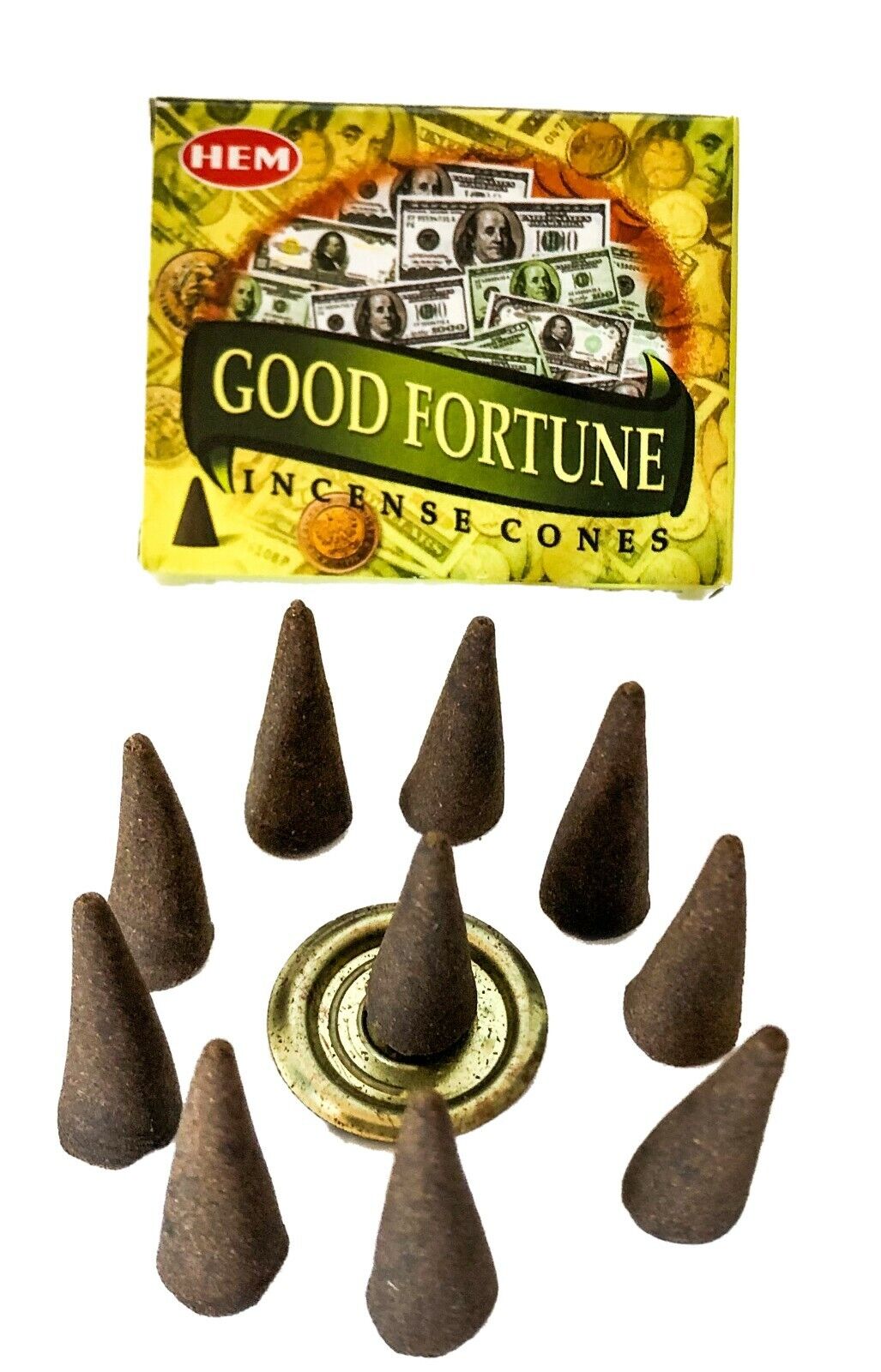 120x Hem Good Fortune Incense Cones
