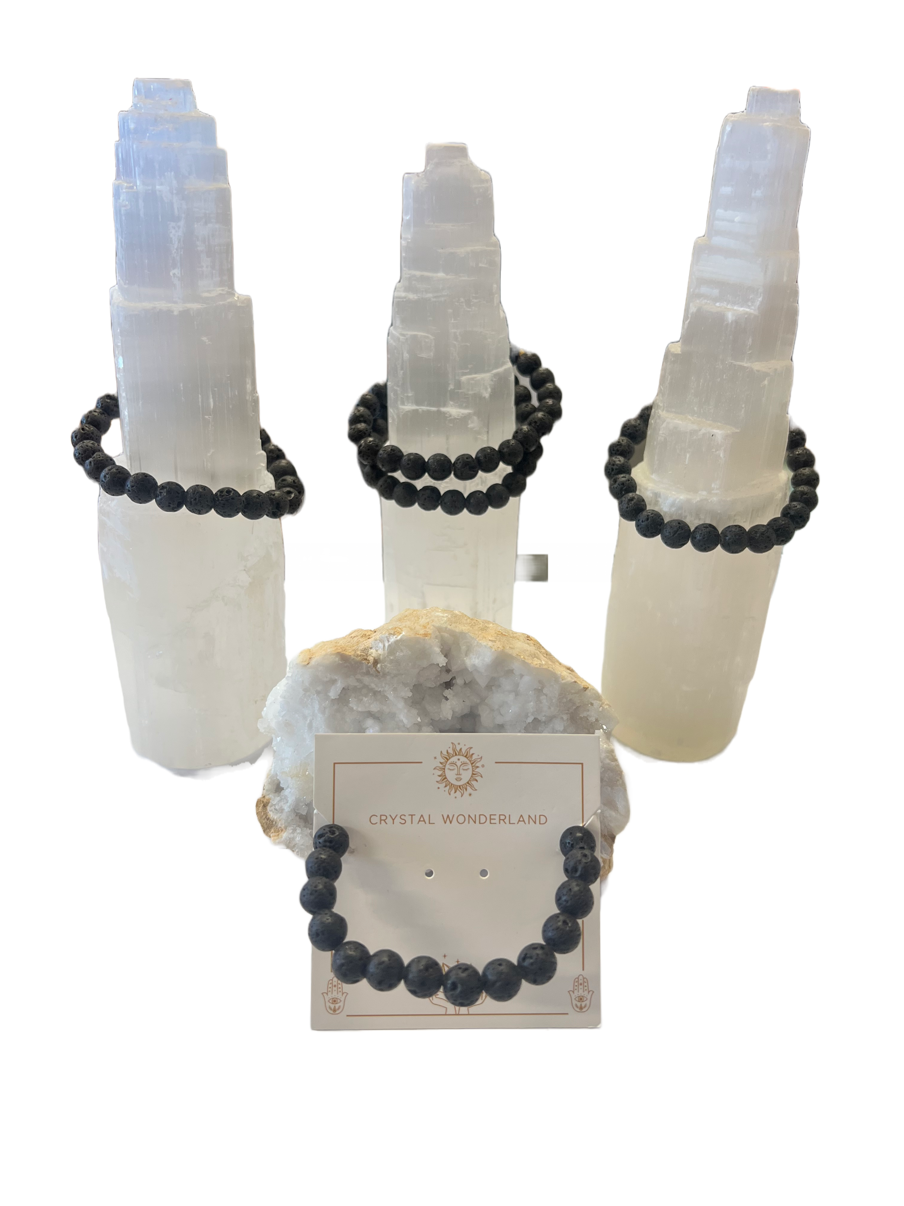 Aromatherapy LavaStone  Bracelet 8mm