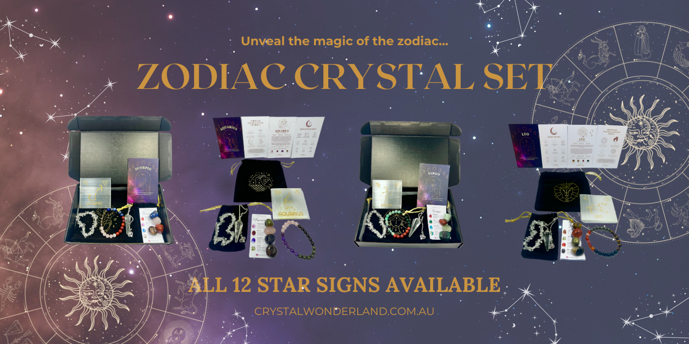 Crystal Wonderland Zodiac Crystal Set Aquarius