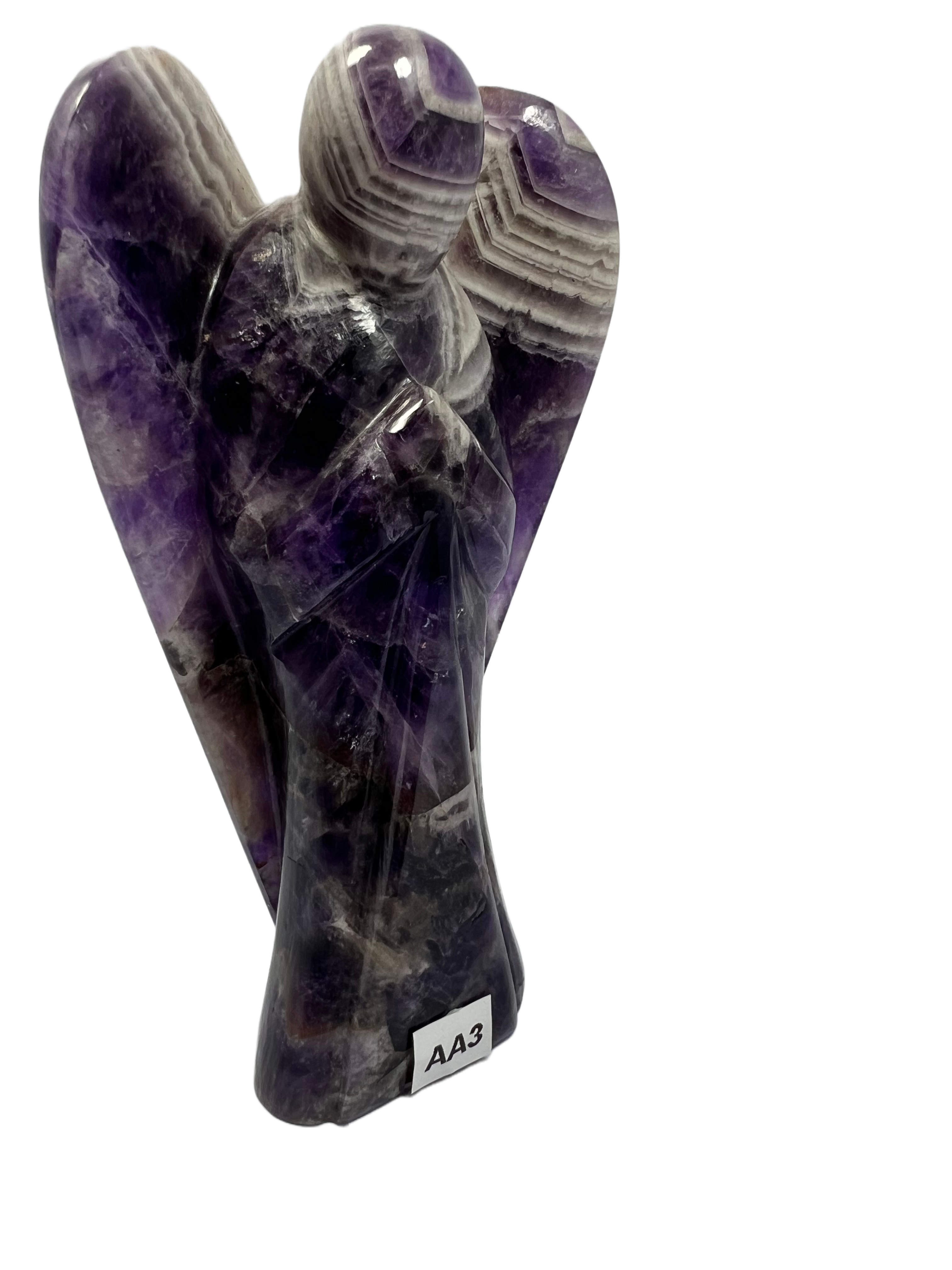 Amethyst Crystal Angel Large- AA3