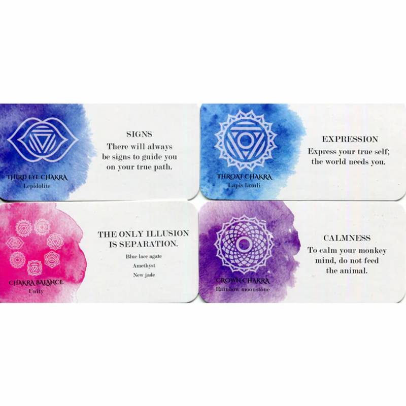 CHAKRA LOVE RAISE YOUR VIBRATION 40 MINI CARDS