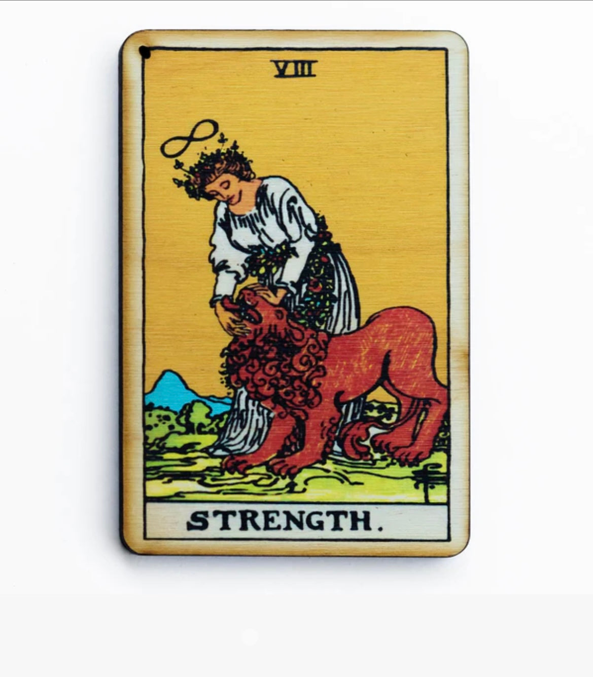 The Strength Tarot Incense Holder Tray