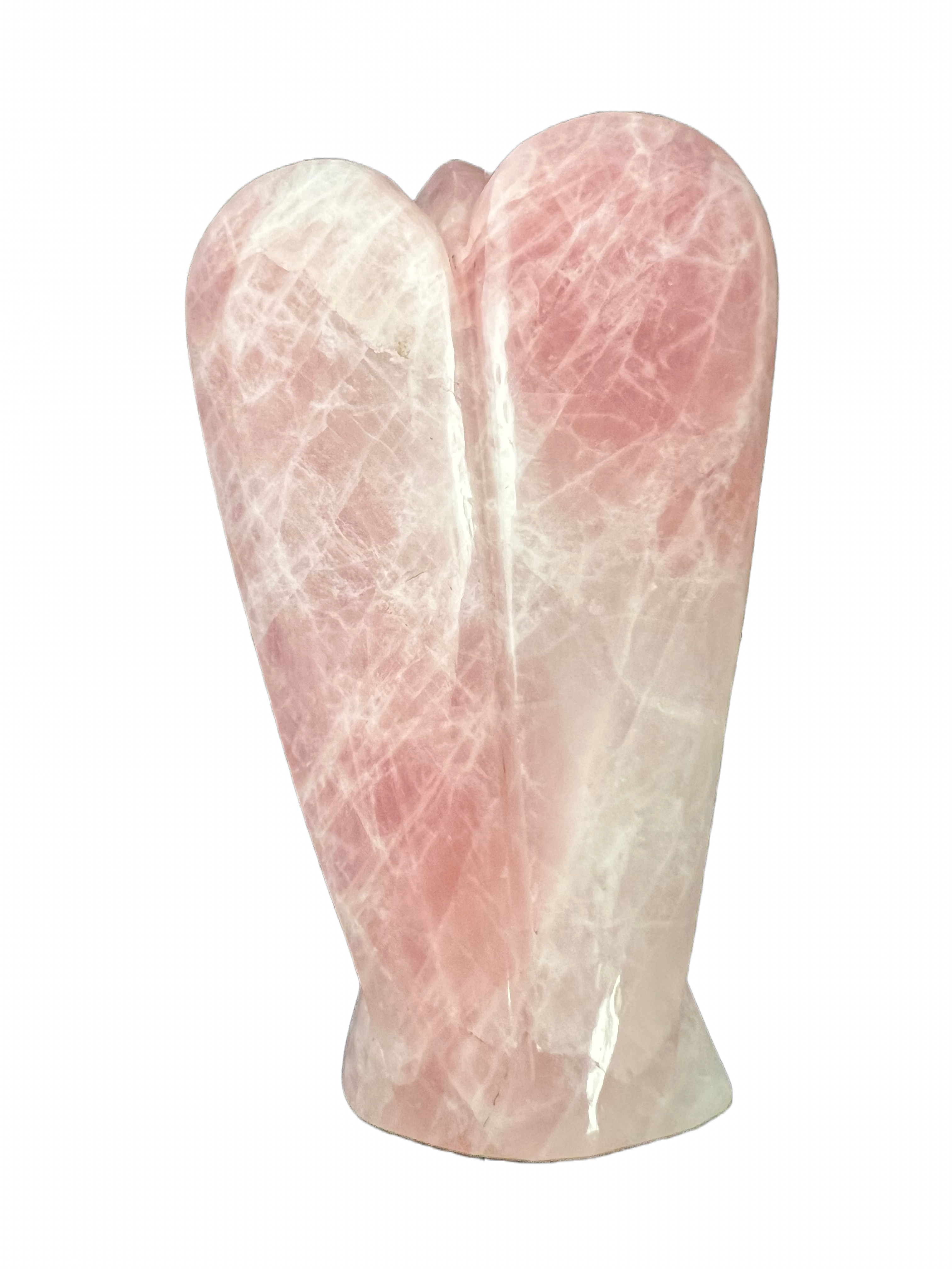 Rose Quartz Crystal Angel Large- ARQ1