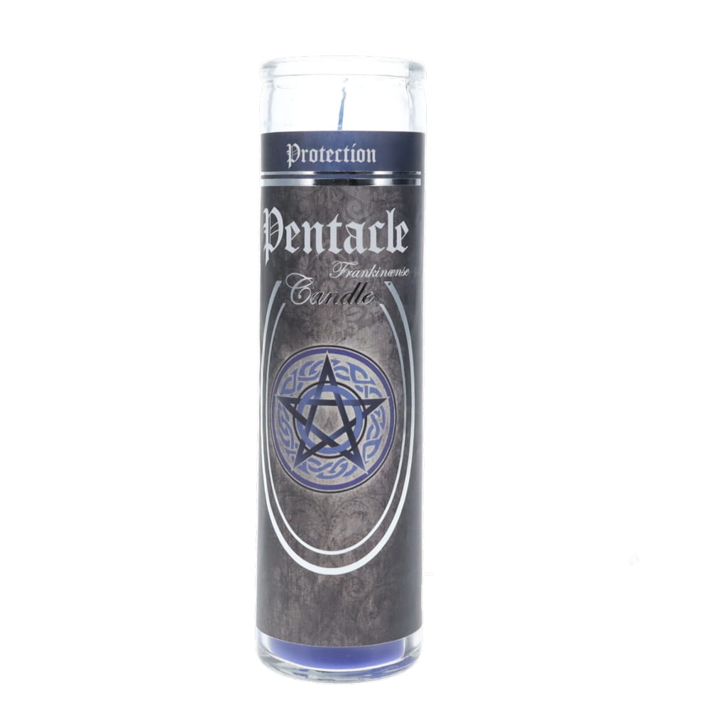 Pentacle Frankincense Fragranced Glass Tube Candle
