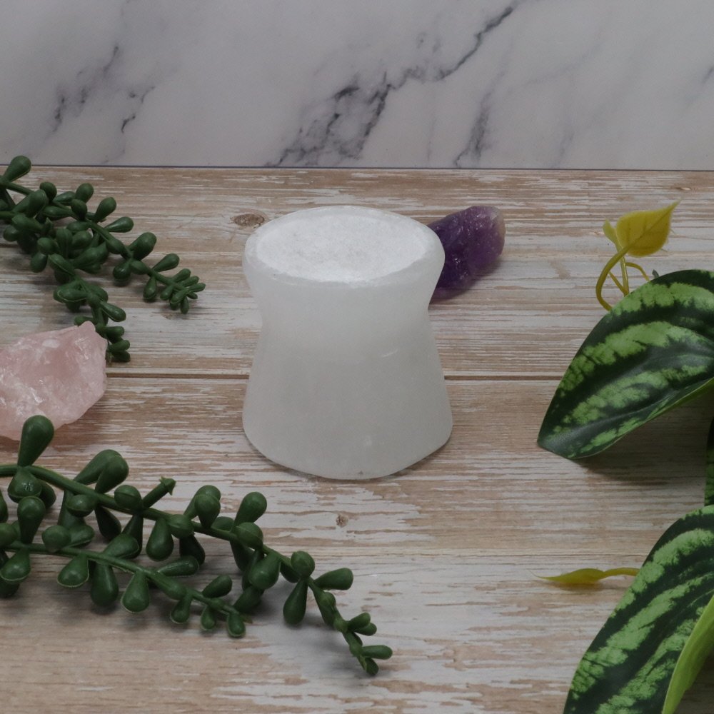 Selenite Sphere Stand 5cm