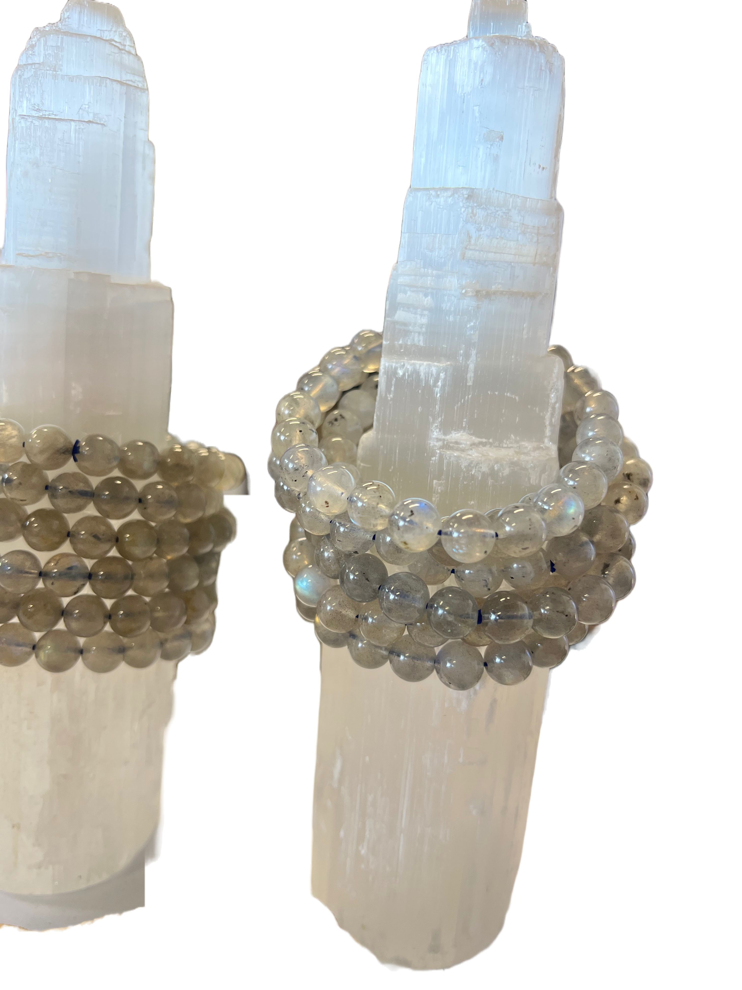 Labradorite Crystal Beads Bracelet 8mm