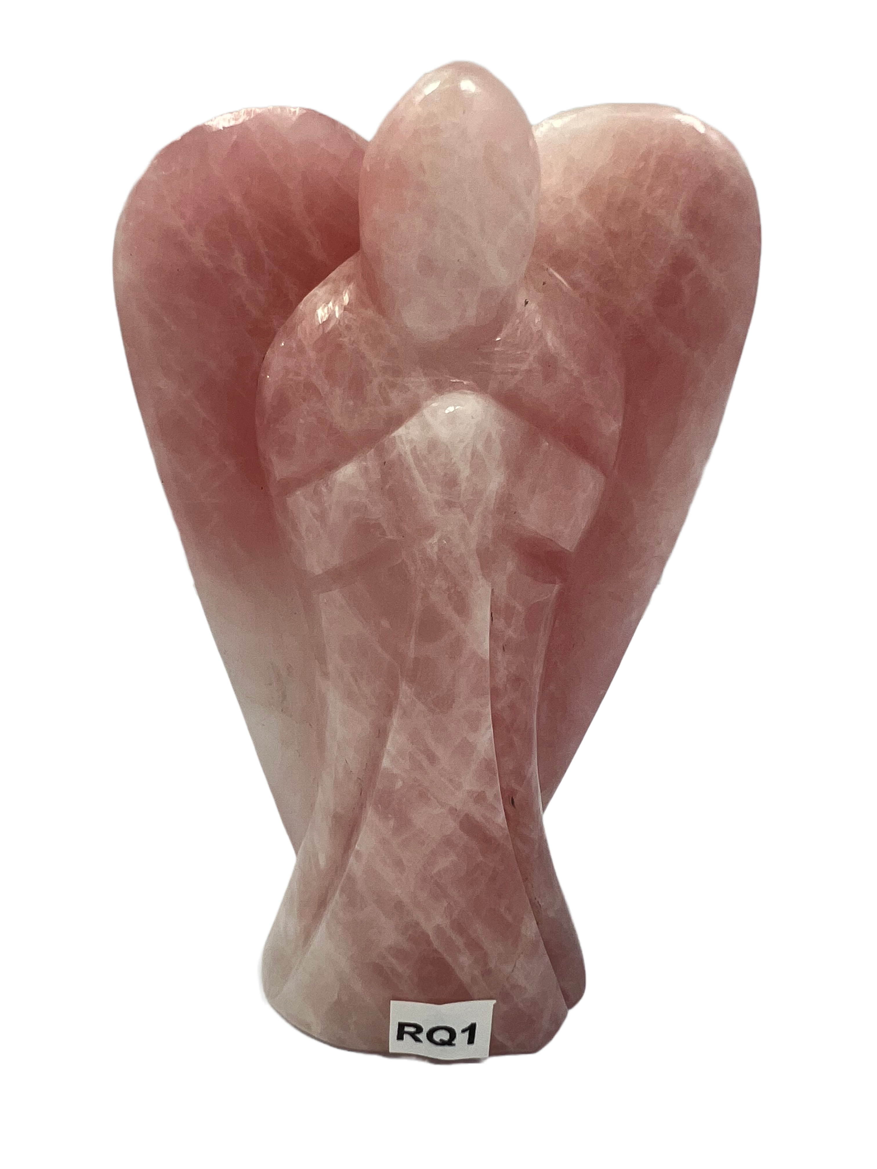 Rose Quartz Crystal Angel Large- ARQ1