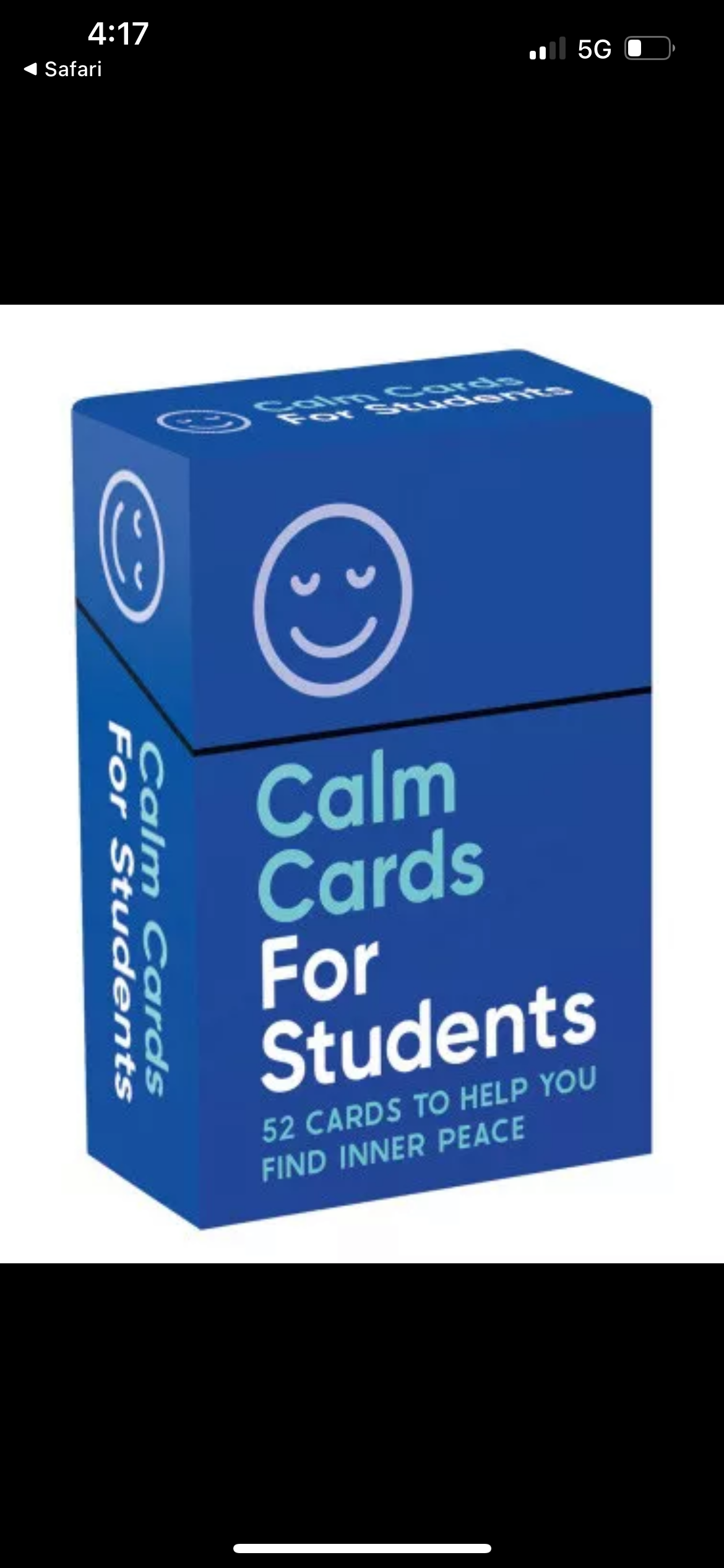 Calm Cards for Students
