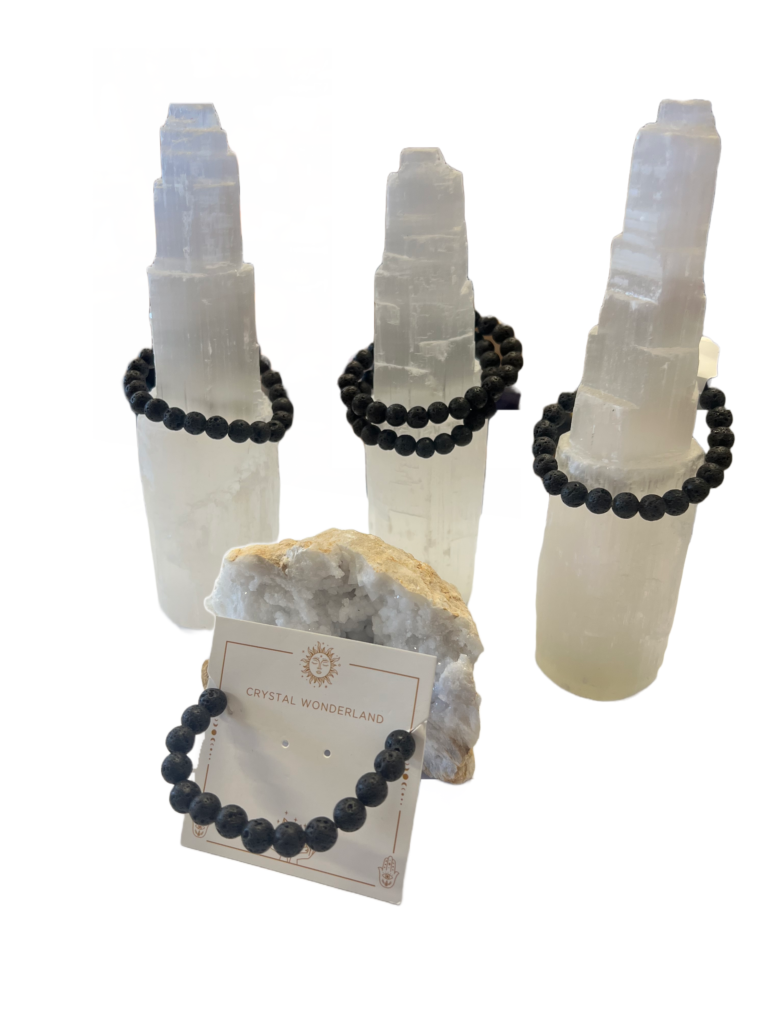 Aromatherapy LavaStone  Bracelet 8mm