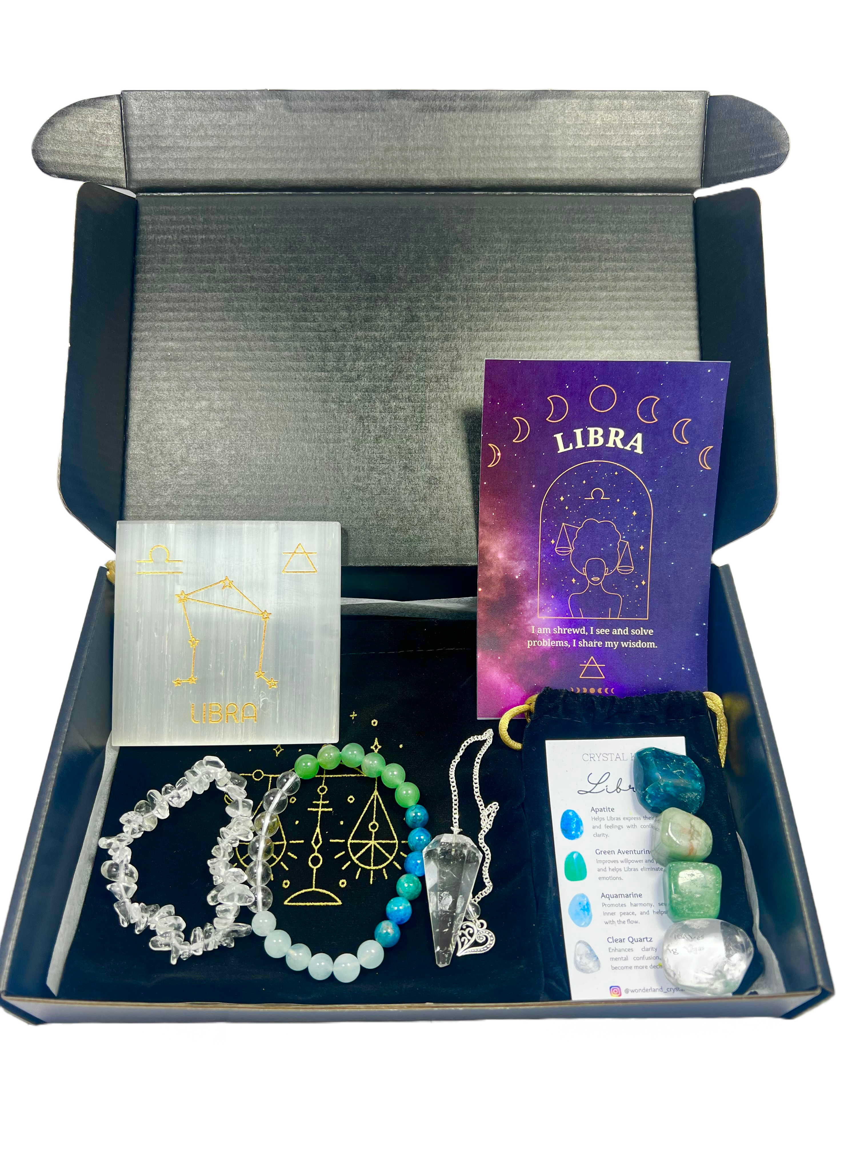 Crystal Wonderland Zodiac Crystal Set Libra