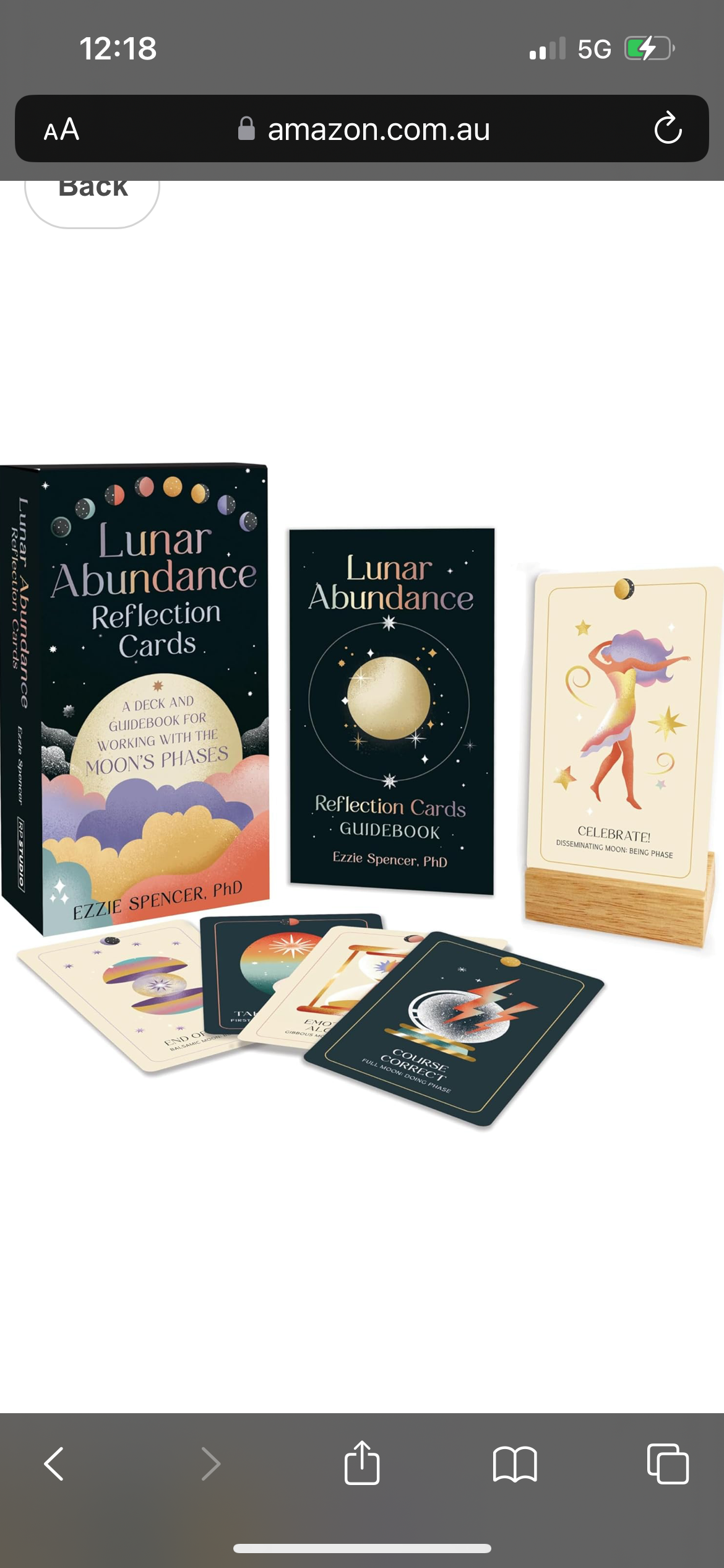 Lunar Abundance Reflection Cards