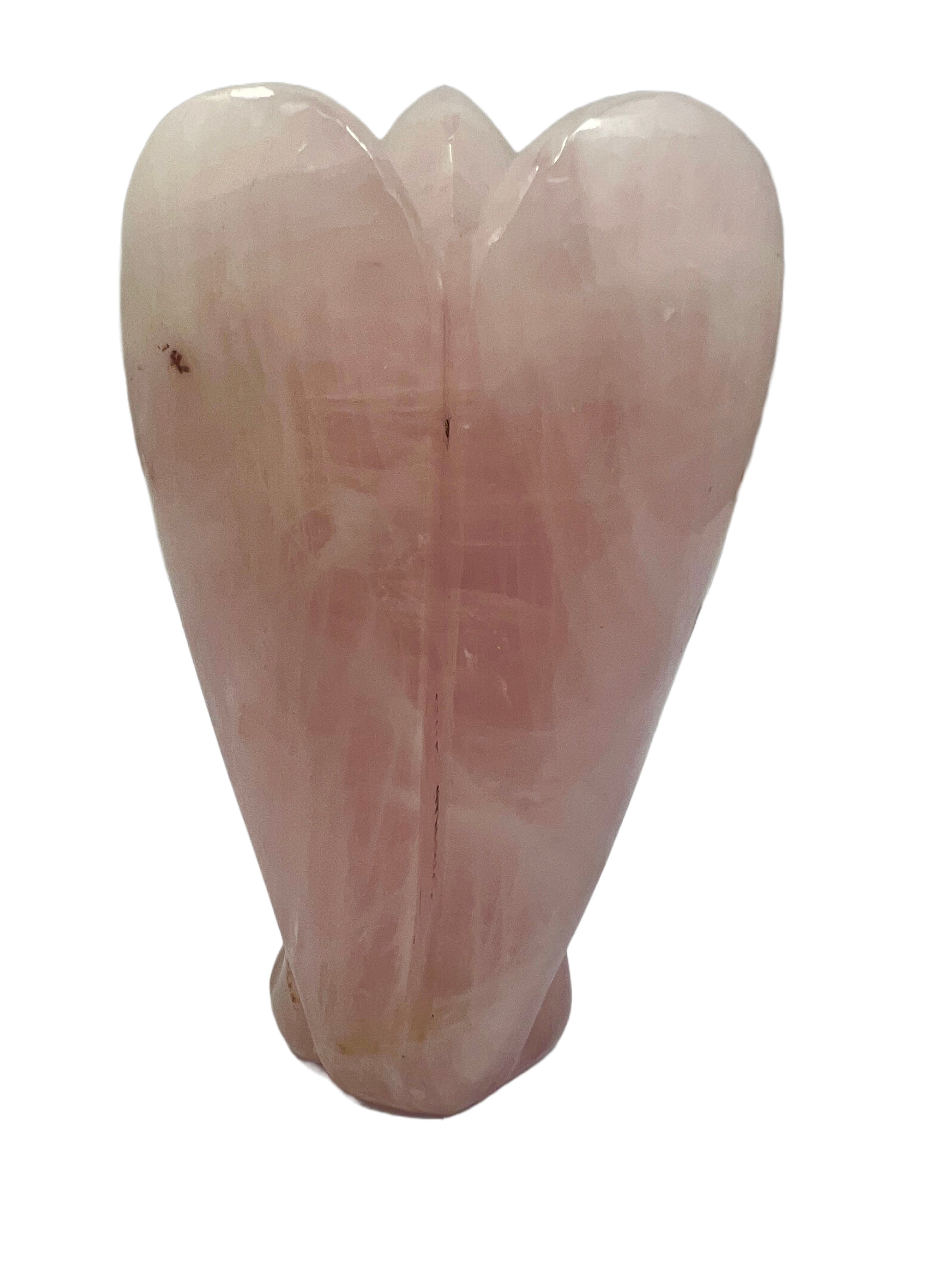 Rose Quartz Crystal Angel Large- ARQ2