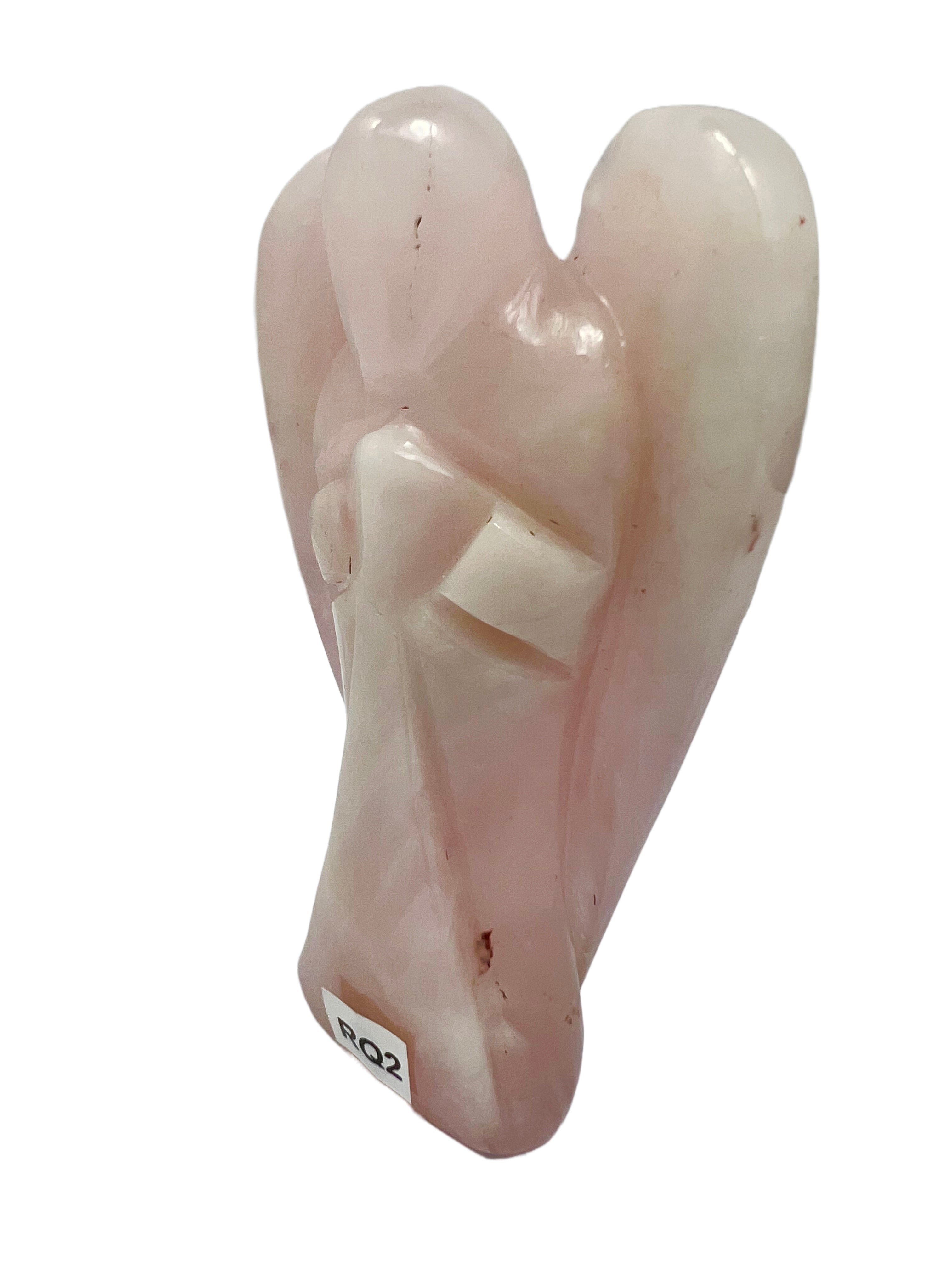 Rose Quartz Crystal Angel Large- ARQ2