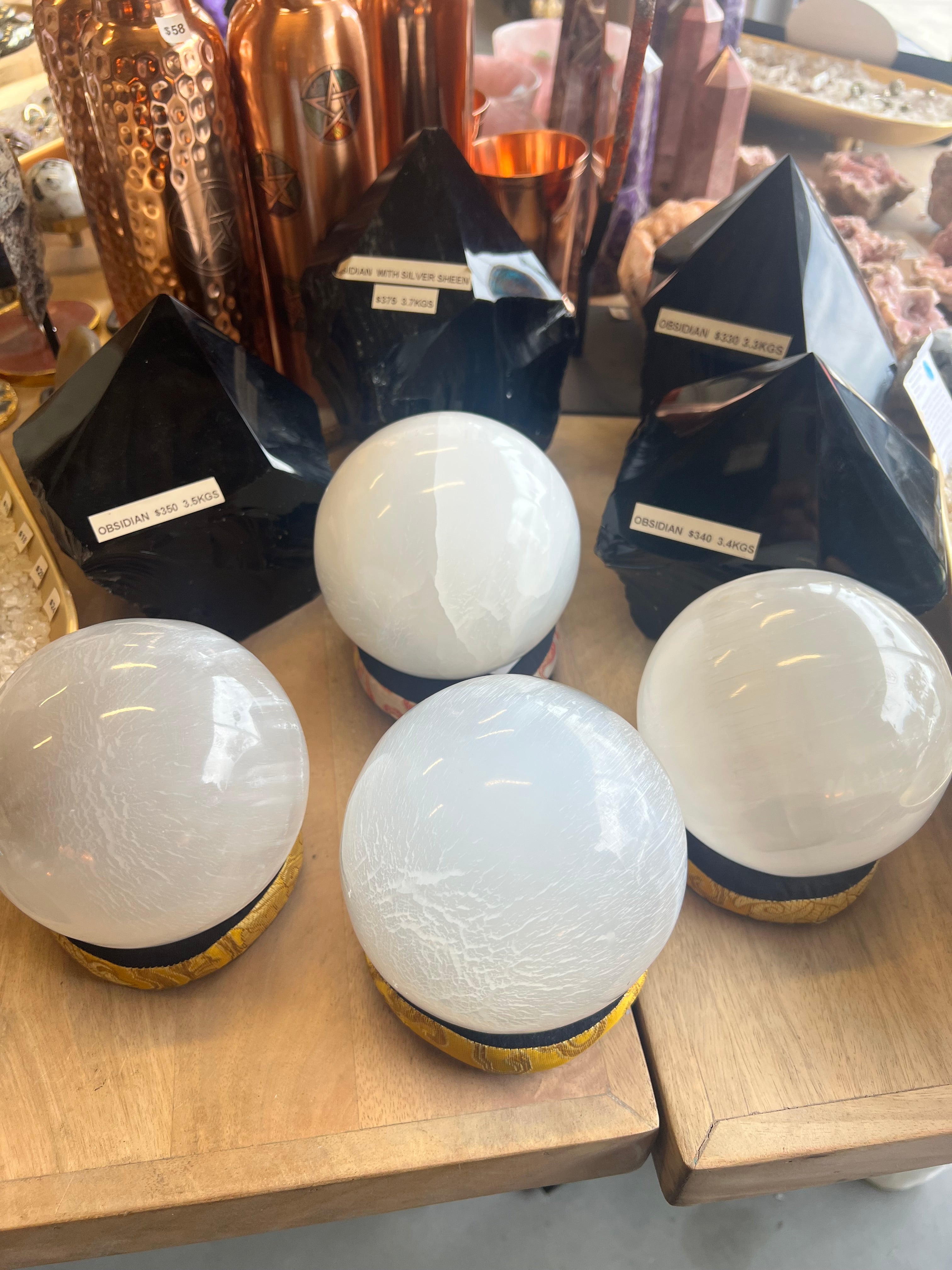 Selenite Sphere 12.5cm