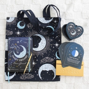 Moon phase 8 cards with wooden stand