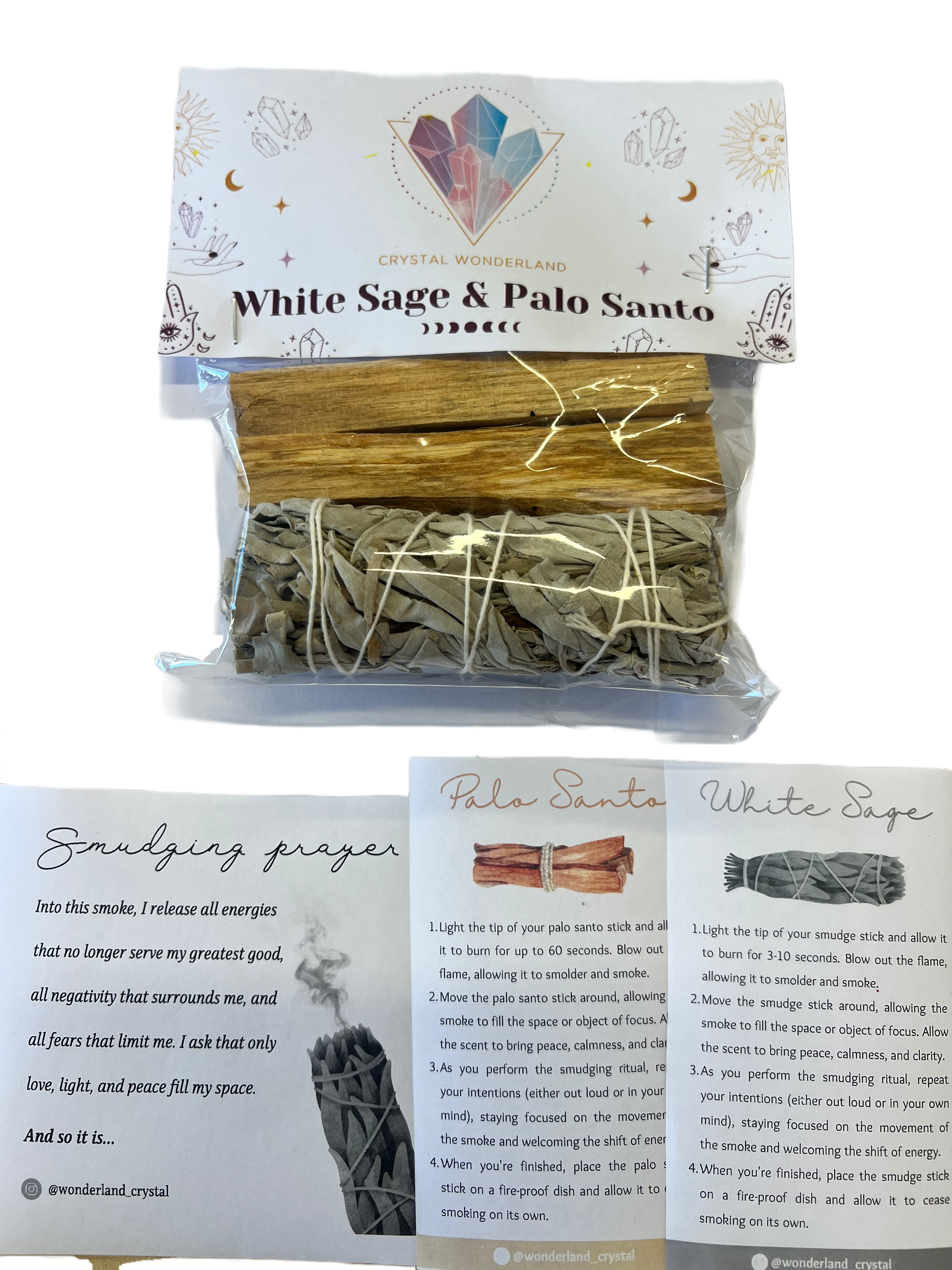 Palo Santo and White Sage Smudge Stick