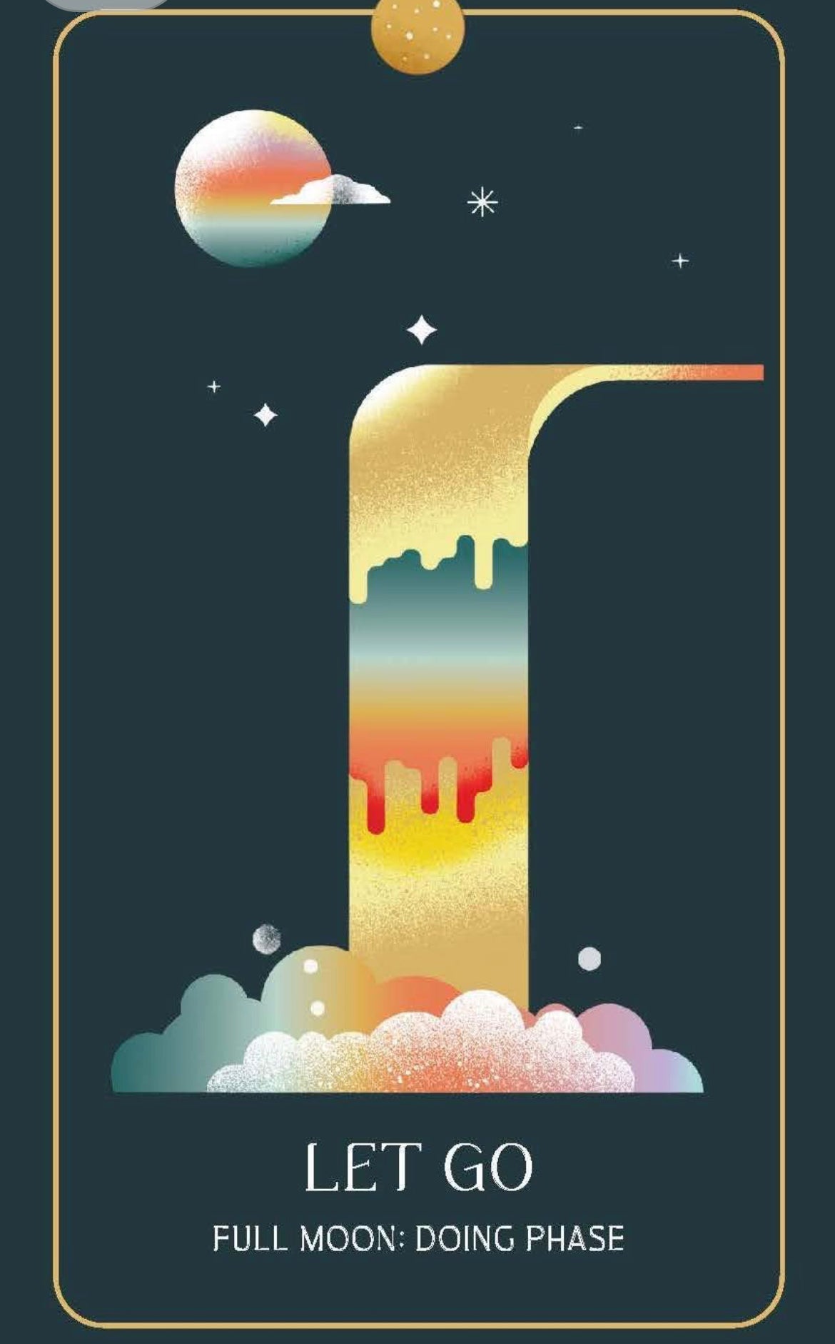 Lunar Abundance Reflection Cards