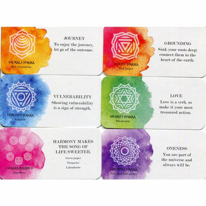 CHAKRA LOVE RAISE YOUR VIBRATION 40 MINI CARDS