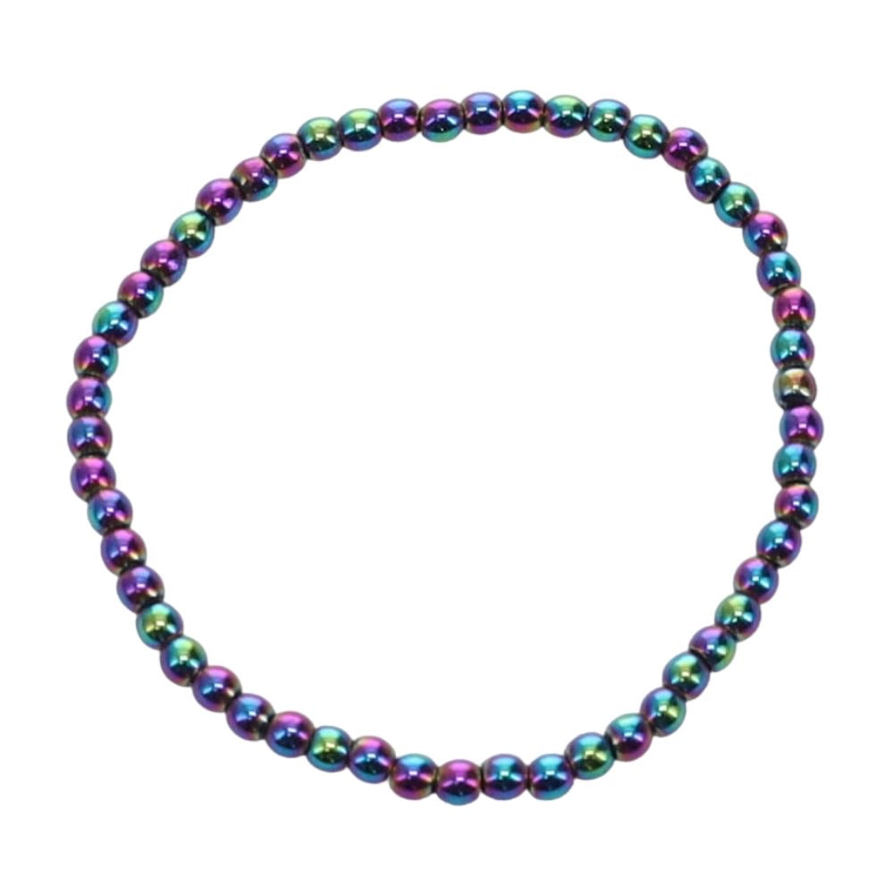 Hematite Rainbowl Bracelet 5-6mm
