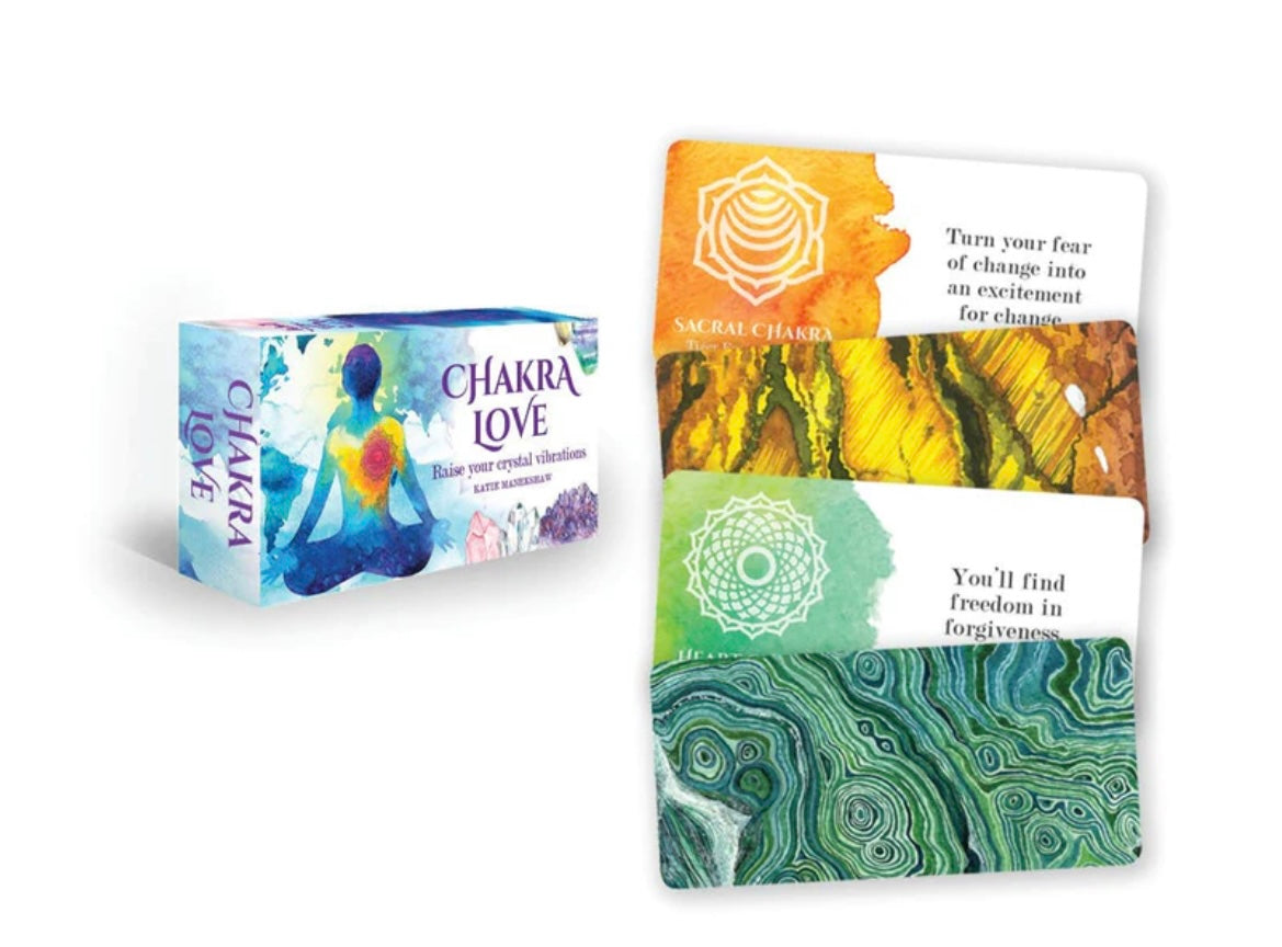 CHAKRA LOVE RAISE YOUR VIBRATION 40 MINI CARDS