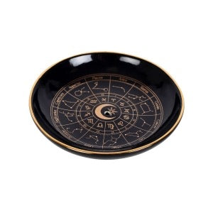 Astrology Wheel Ceramic Incense Dish