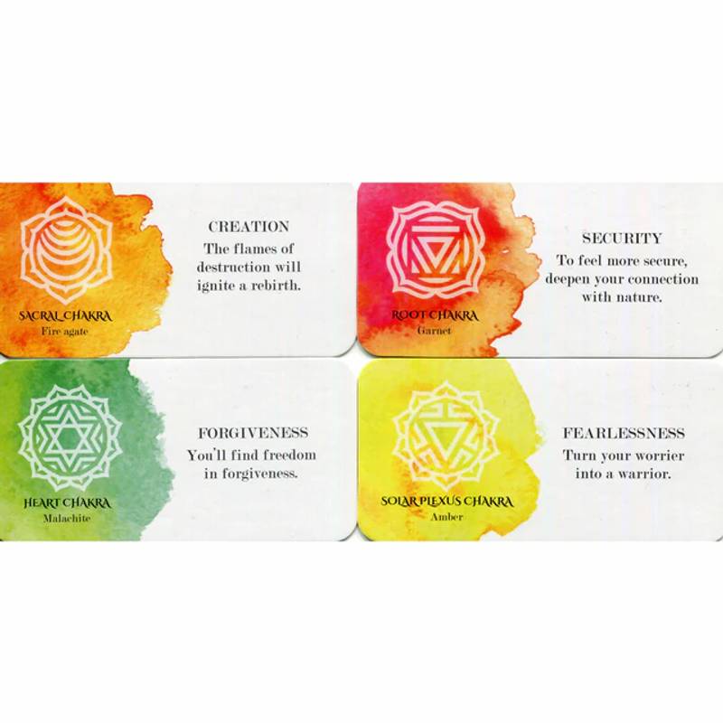 CHAKRA LOVE RAISE YOUR VIBRATION 40 MINI CARDS