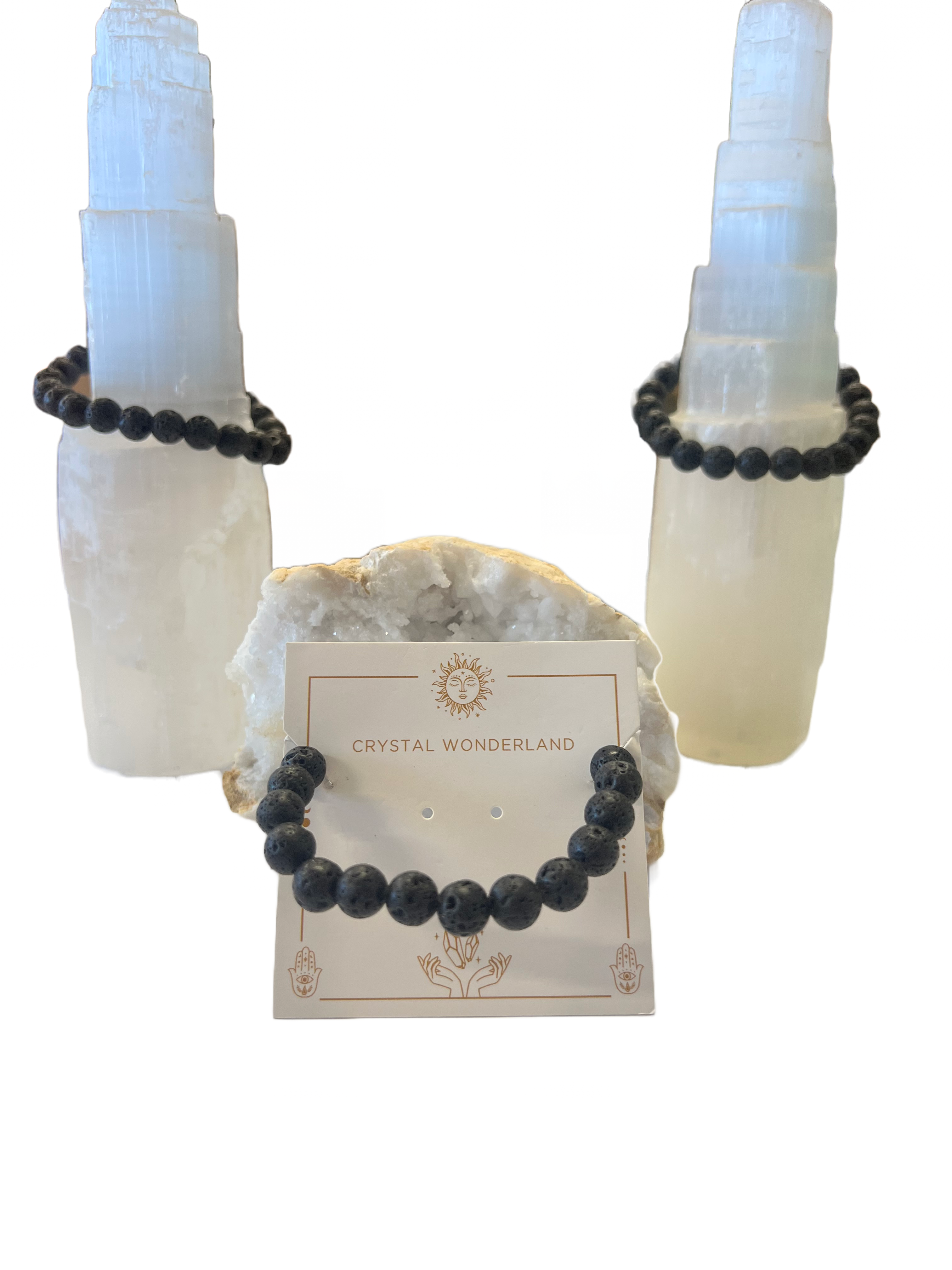 Aromatherapy LavaStone  Bracelet 8mm