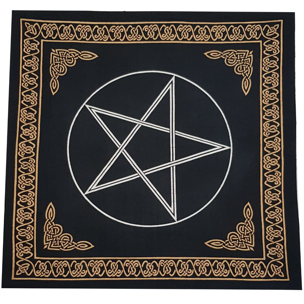 Pentacle Cotton Altar Scarf ALT01