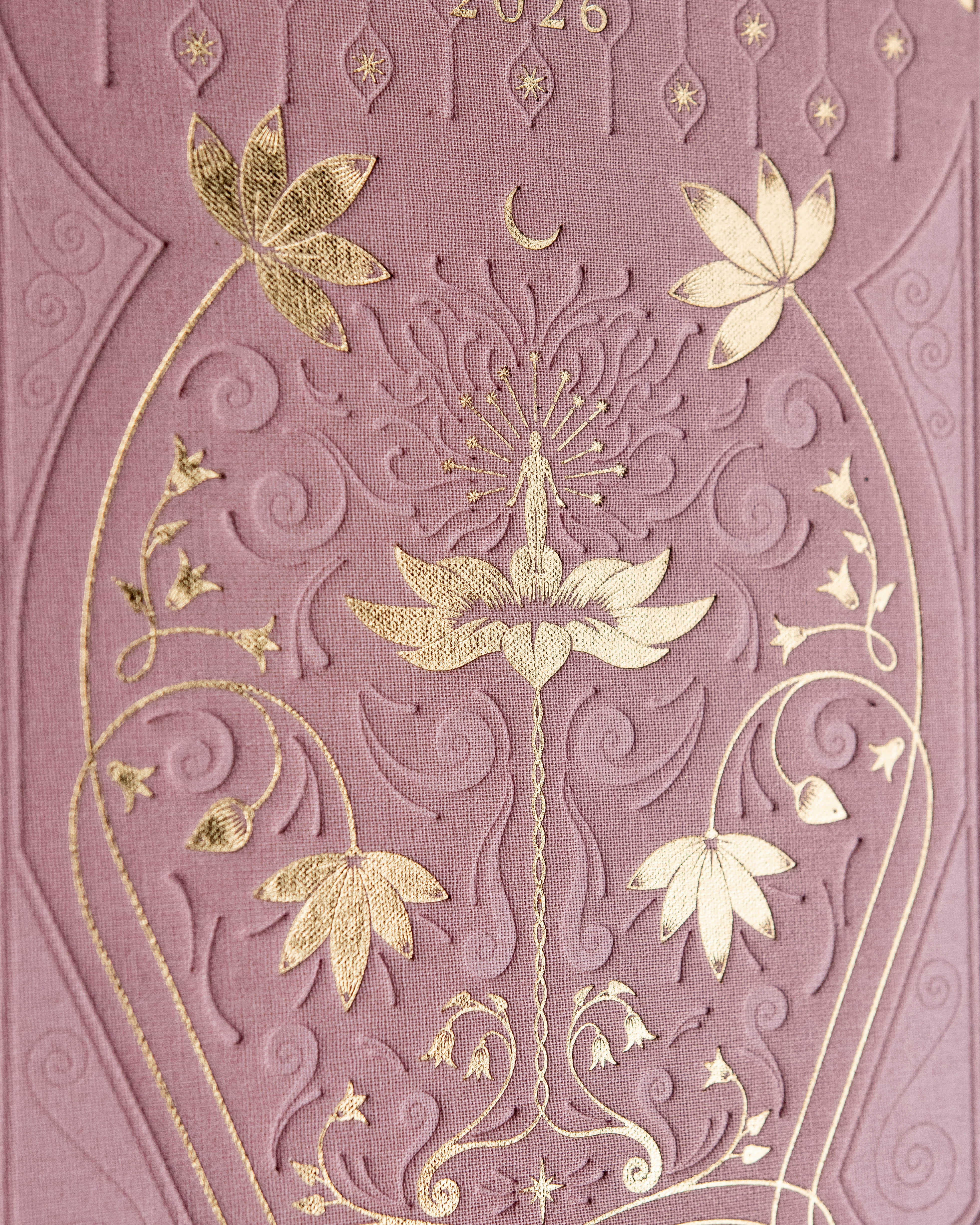 Dreamy Moons 2026 Year of Growth Planner Book VINTAGE ROSE