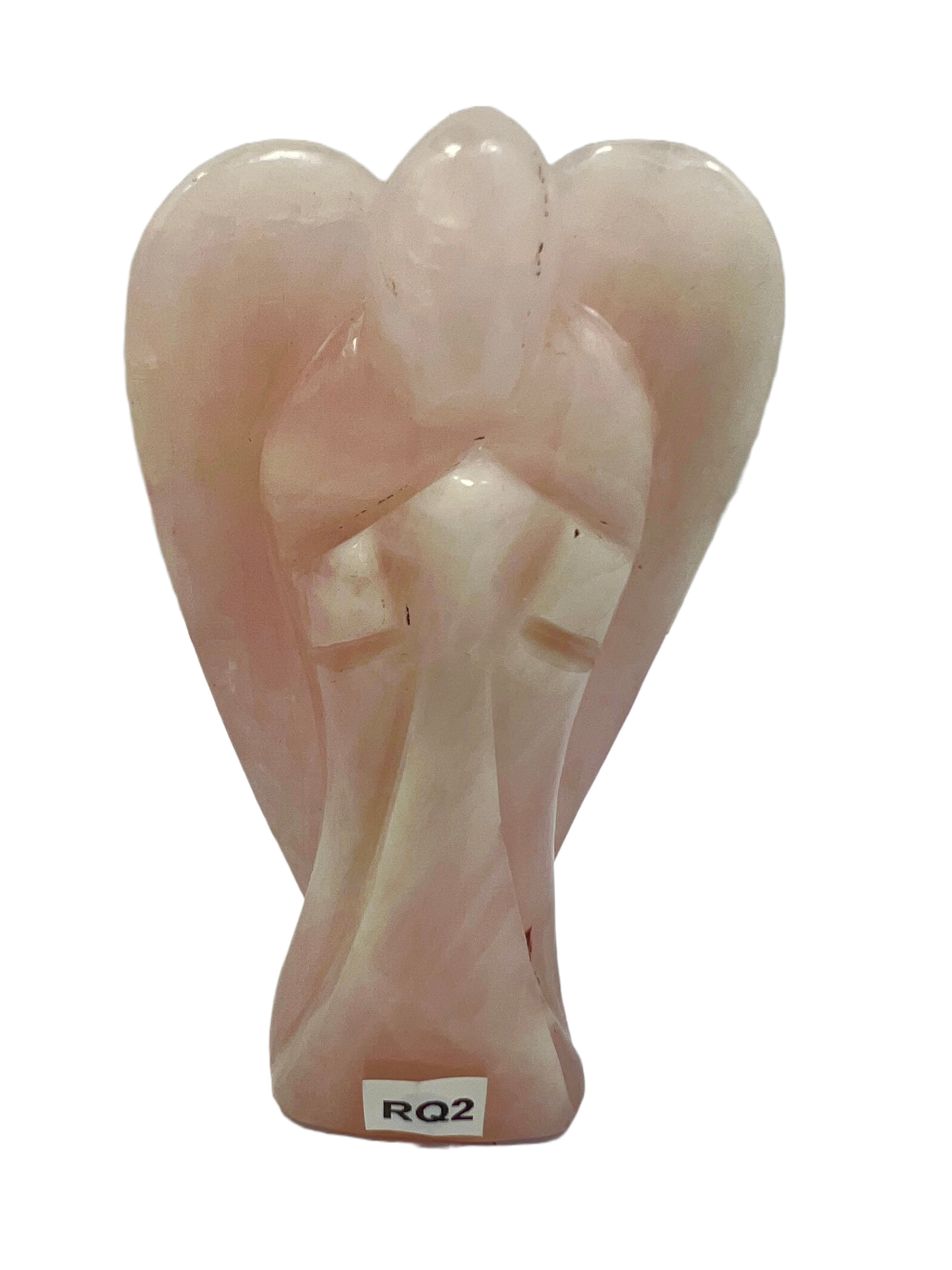 Rose Quartz Crystal Angel Large- ARQ2