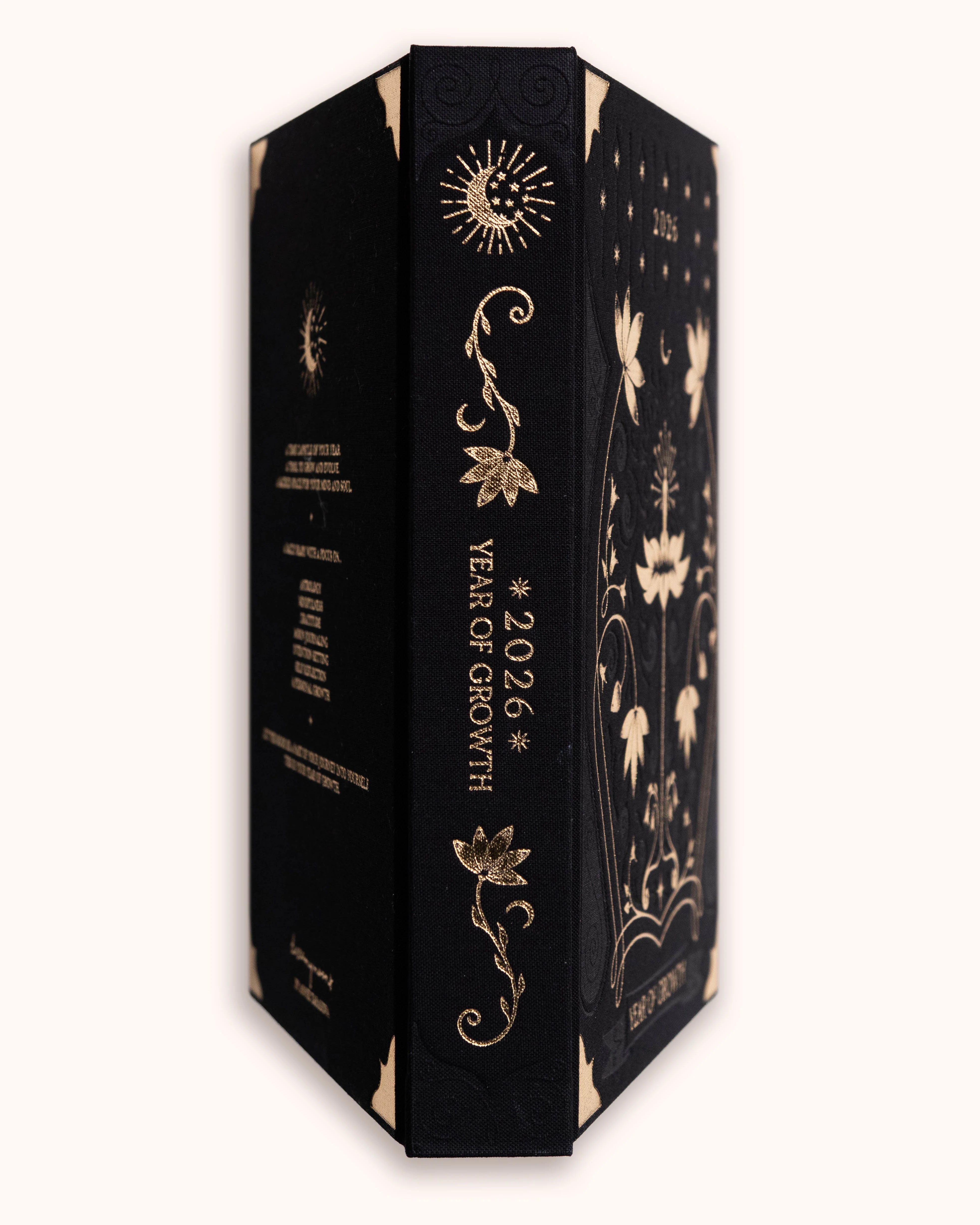 Dreamy Moons 2026 Year of Growth Planner Book VINTAGE ROSE