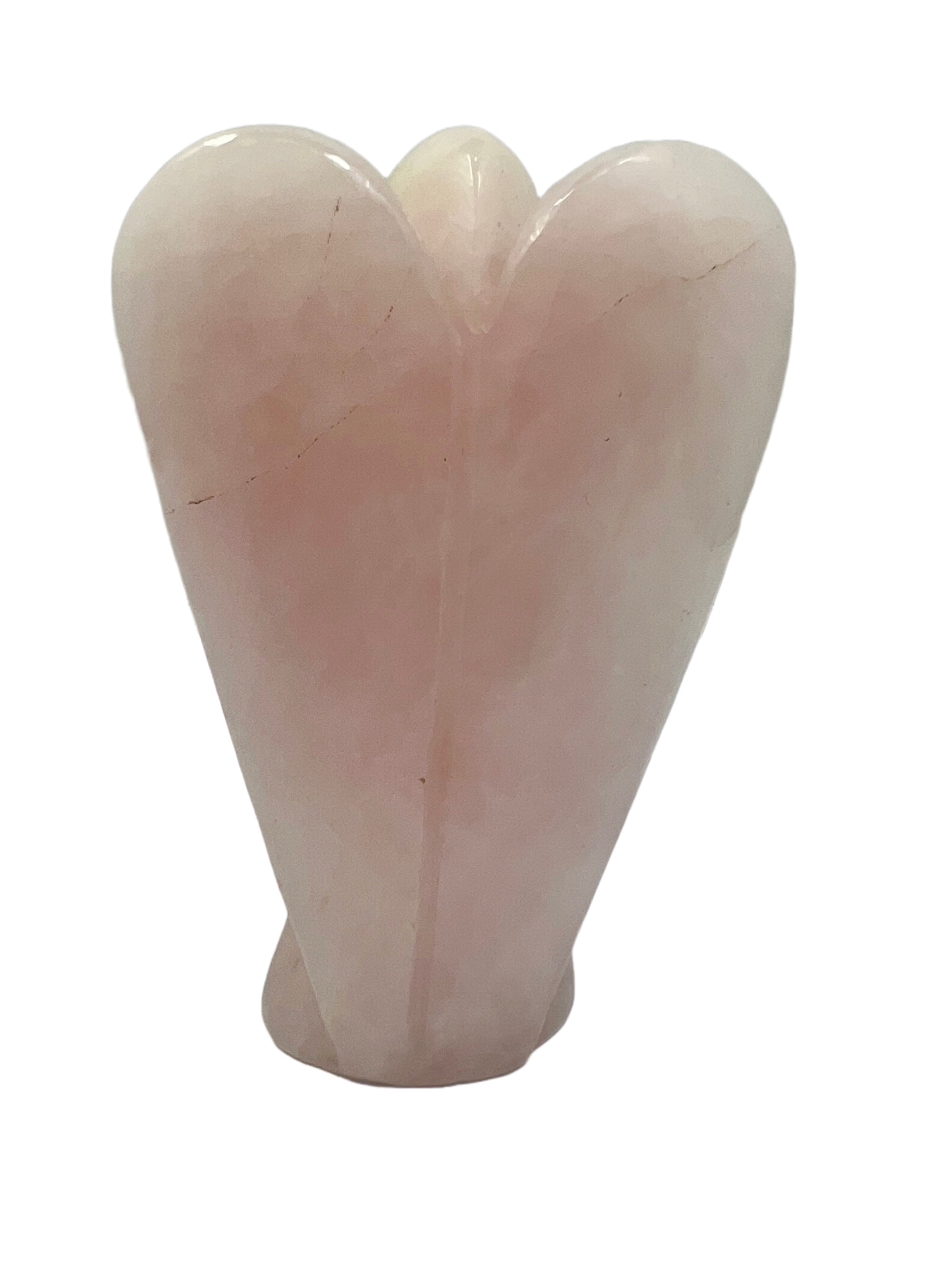 Rose Quartz Crystal Angel Large- ARQ3