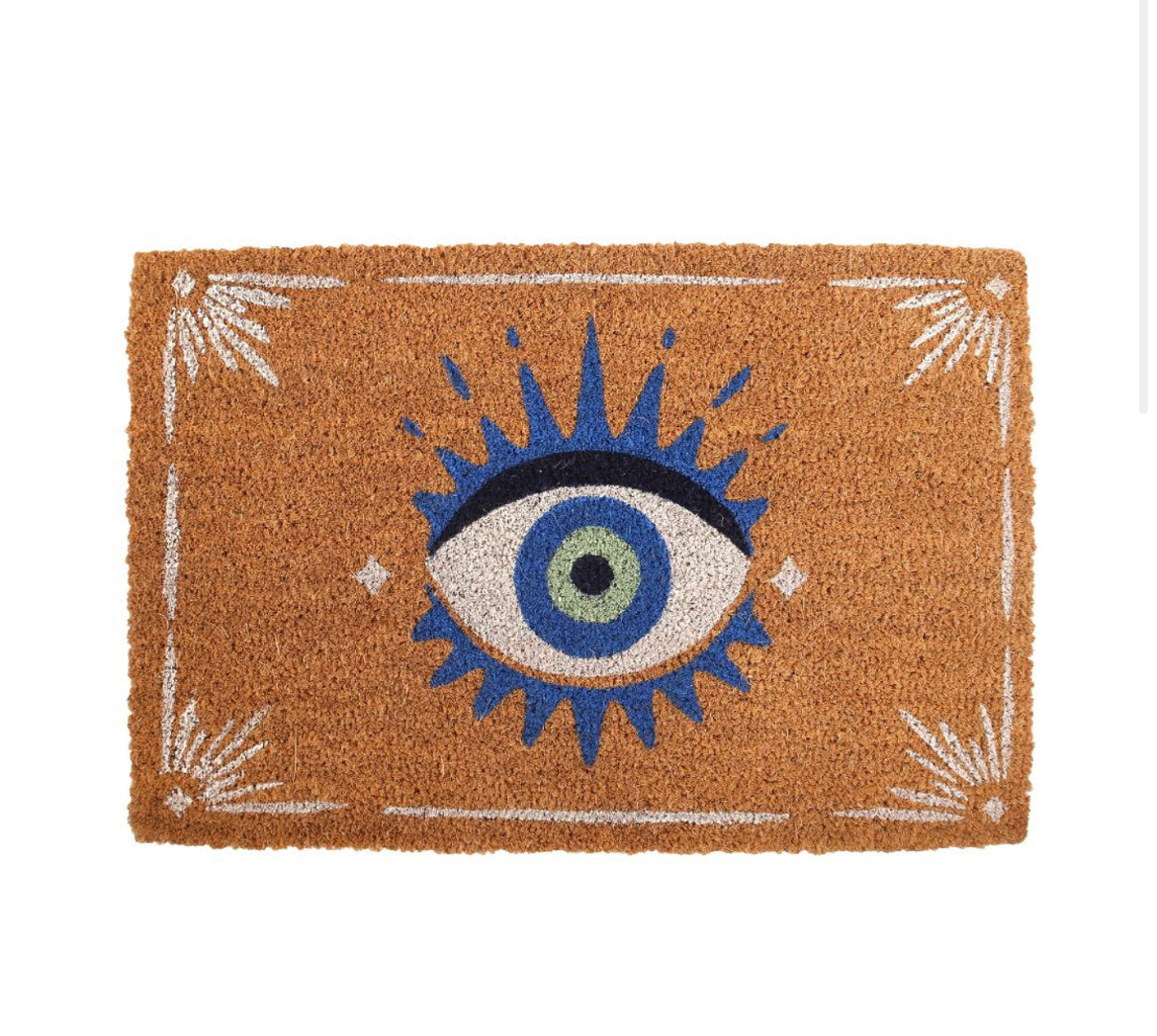 COIR DOOR MAT LUCKY EYE
