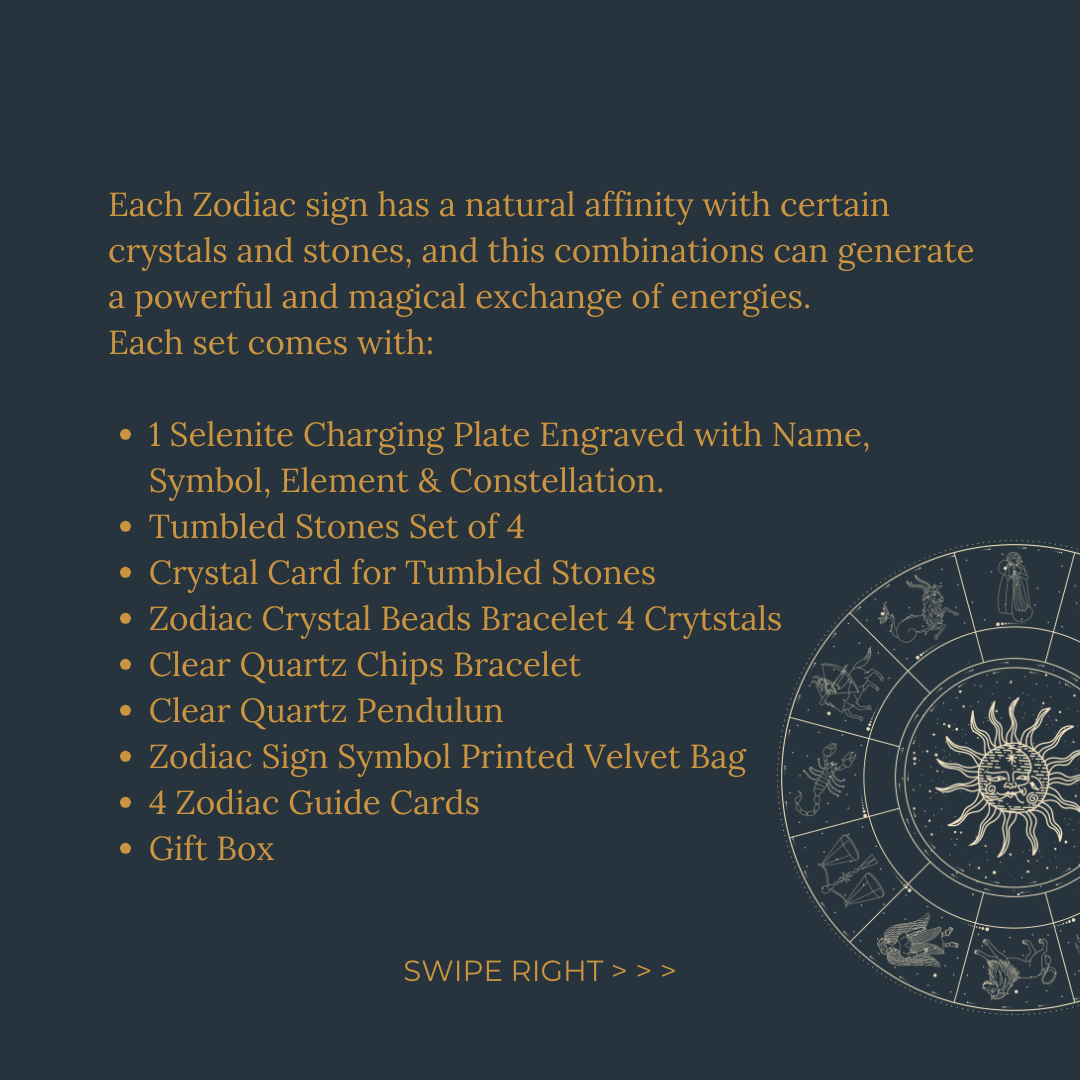 Crystal Wonderland Zodiac Crystal Set Sagittarius