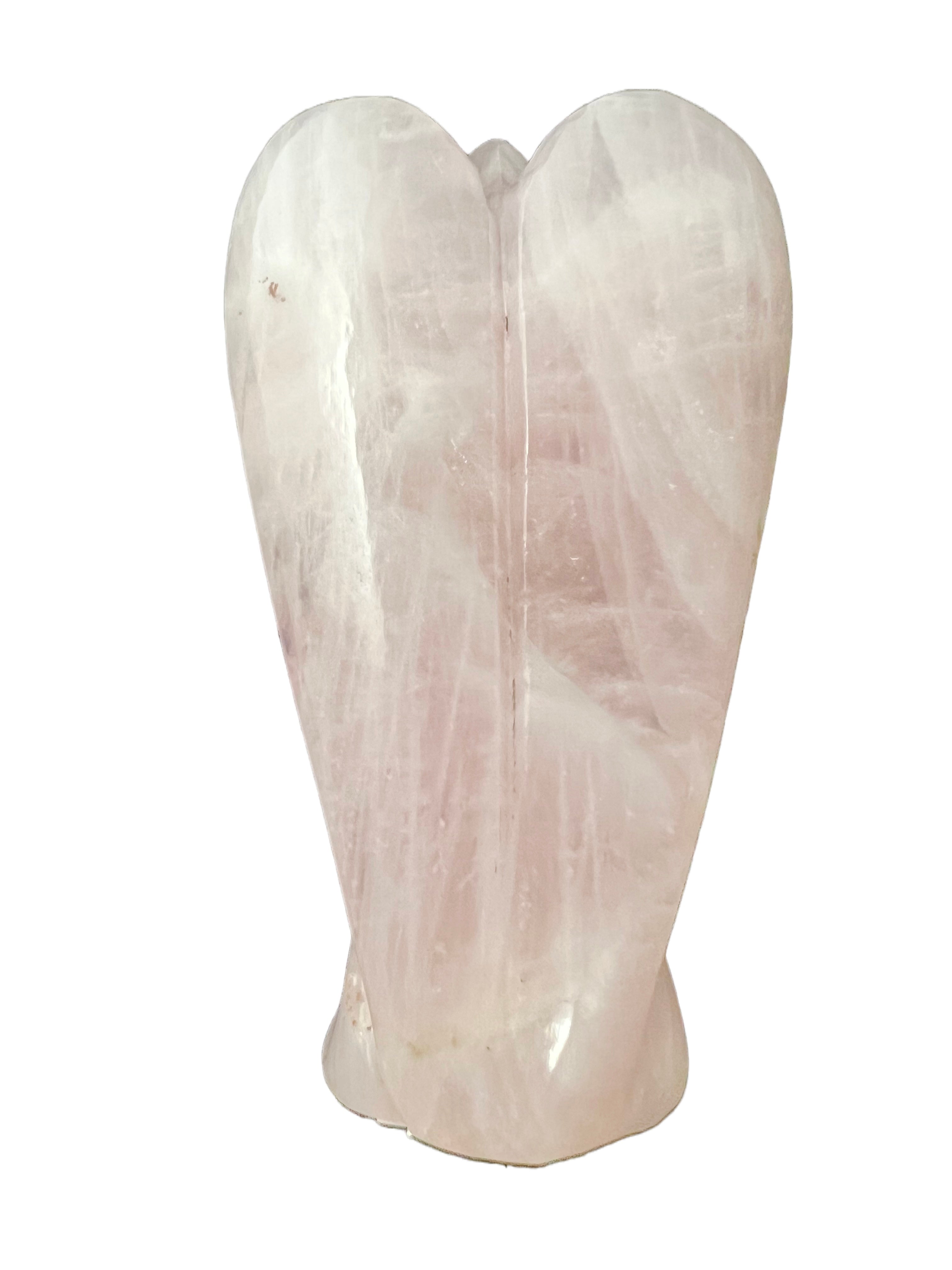 Rose Quartz Crystal Angel Large- ARQ2