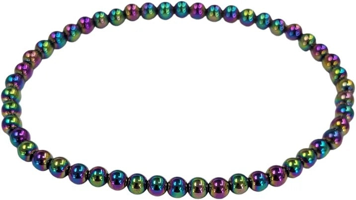 Hematite Rainbowl Bracelet 5-6mm