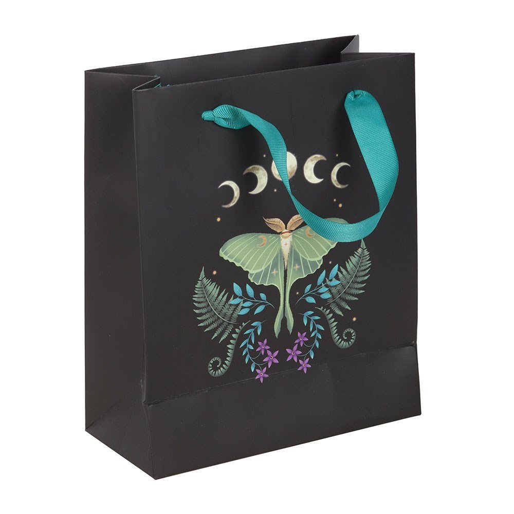 Luna Moth Gift Bag Green - 23cm