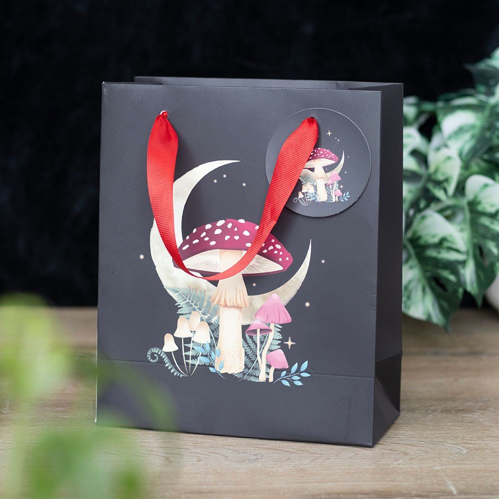 Forest Mushroom Gift Bag 23cm Red