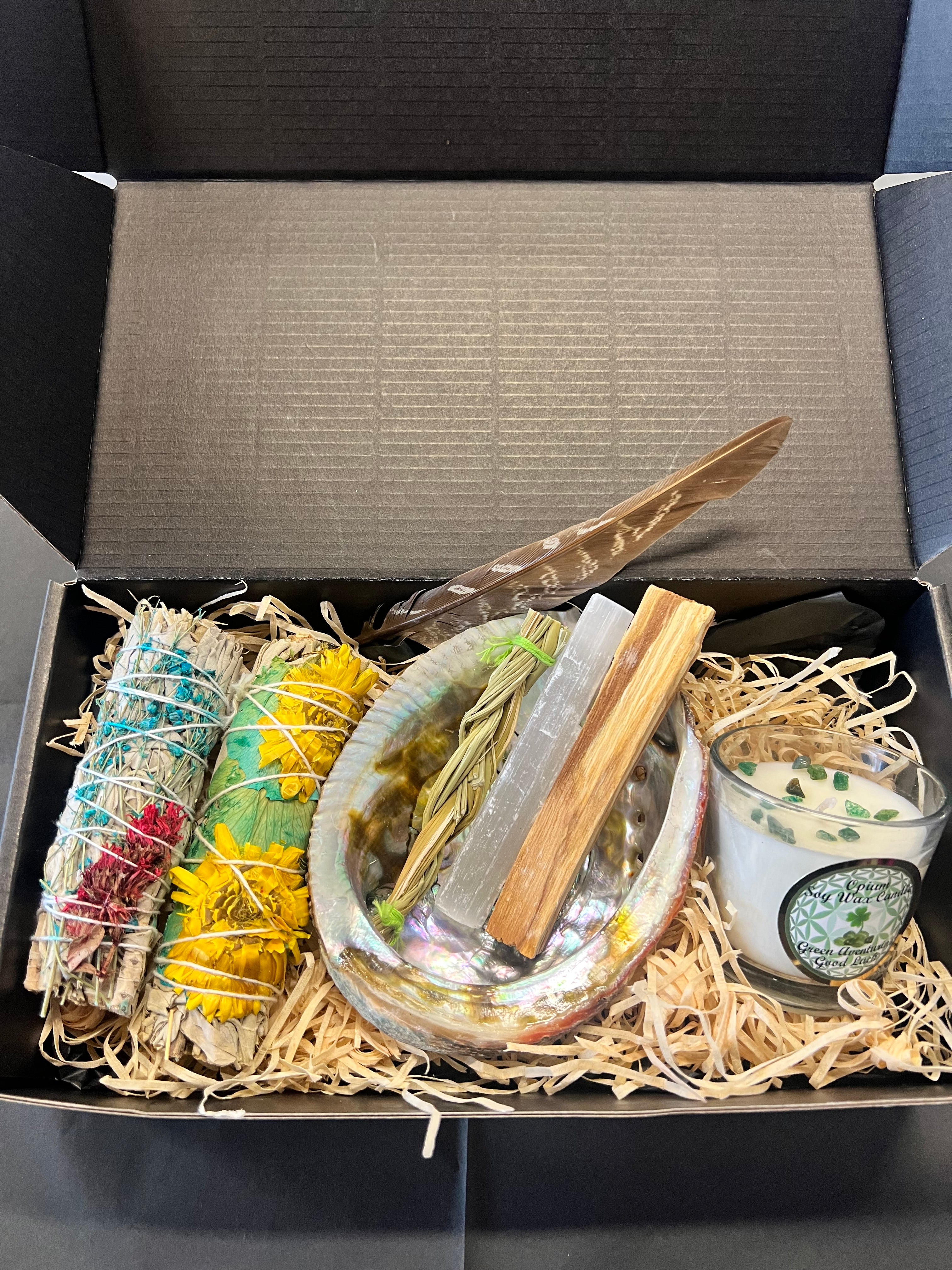 Floral Sage Smudge Gift Set A