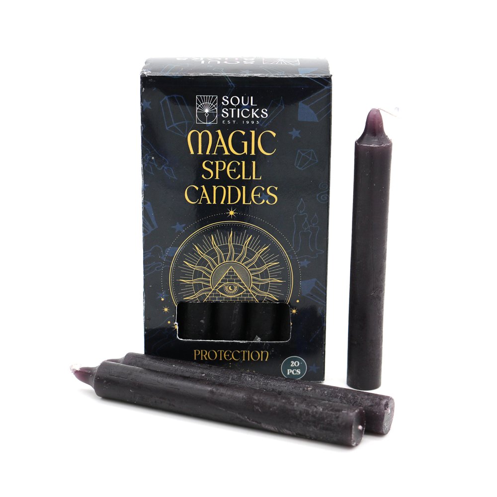 Candle Magic Spell PROTECTION Candles Rituals - Black