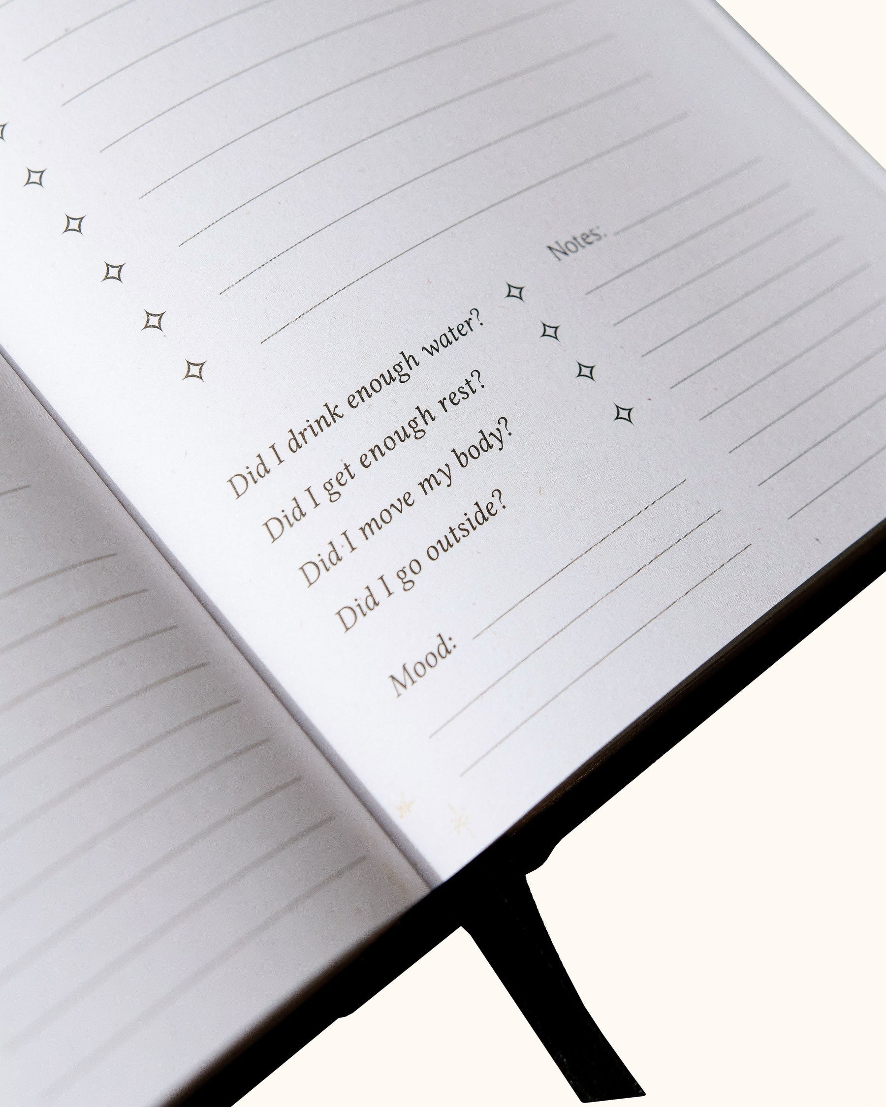 DREAMY MOONS 2025 DAILY PLANNER BLACK
