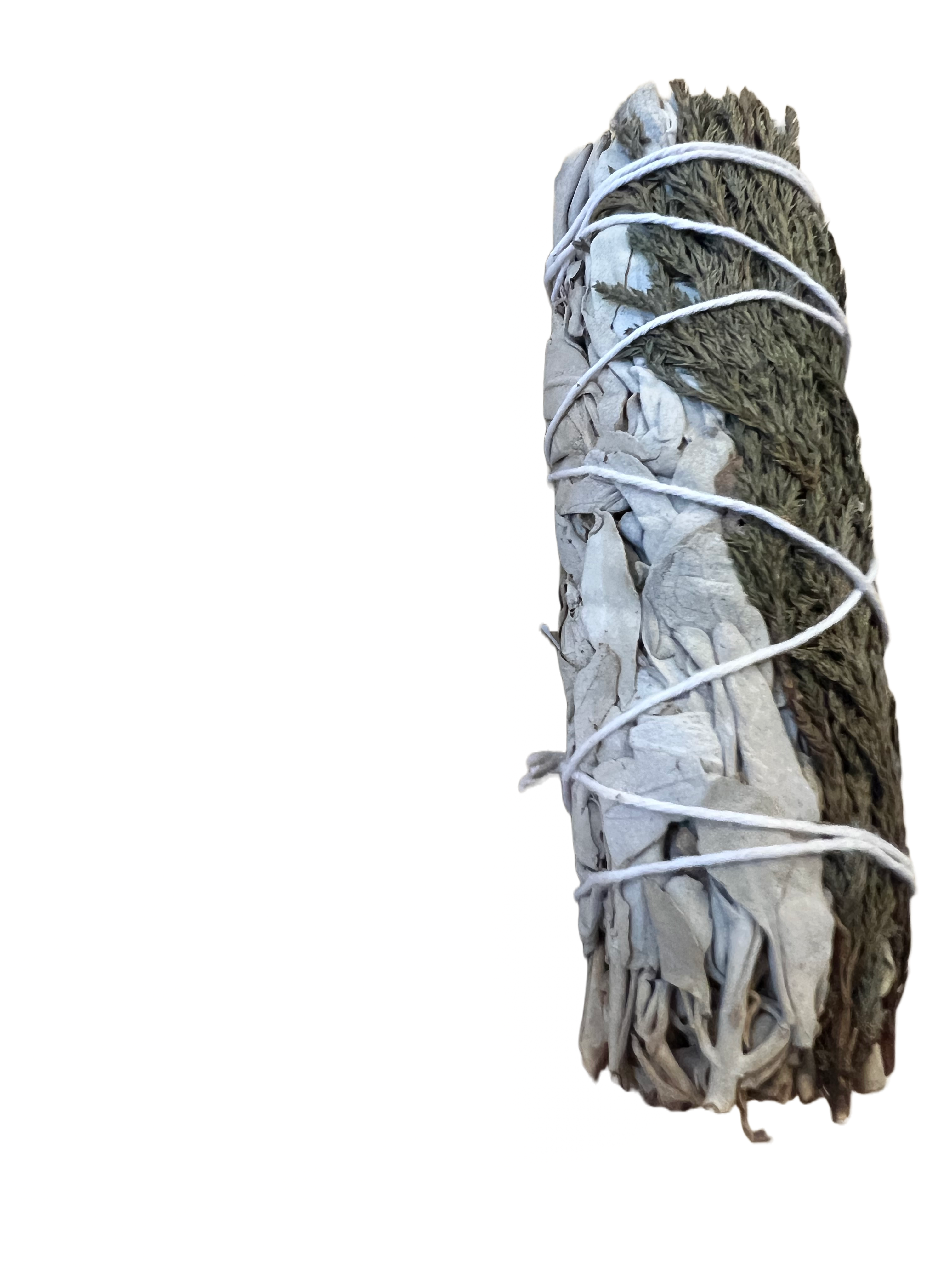 Smudge White Sage And Cedar 10cm Spiritually Healing and Protection 2 Units