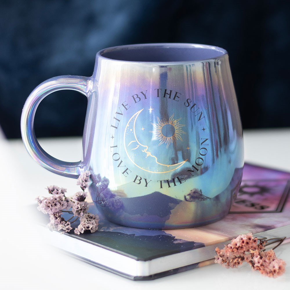 Live By The Sun Love By The Moon Ceramic Mug