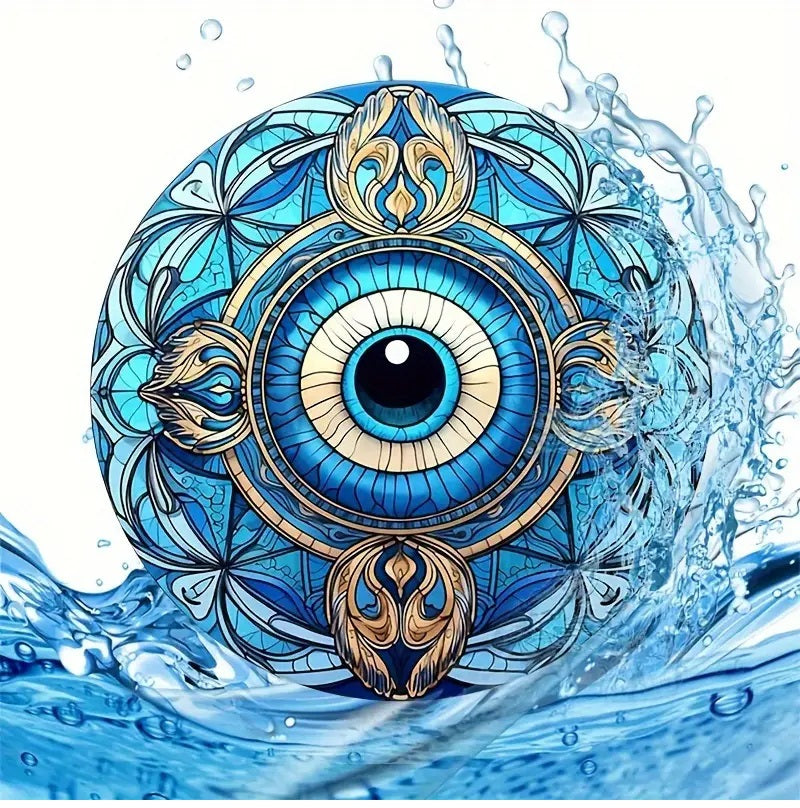 Evil Eye Car Cup Holder Coaster